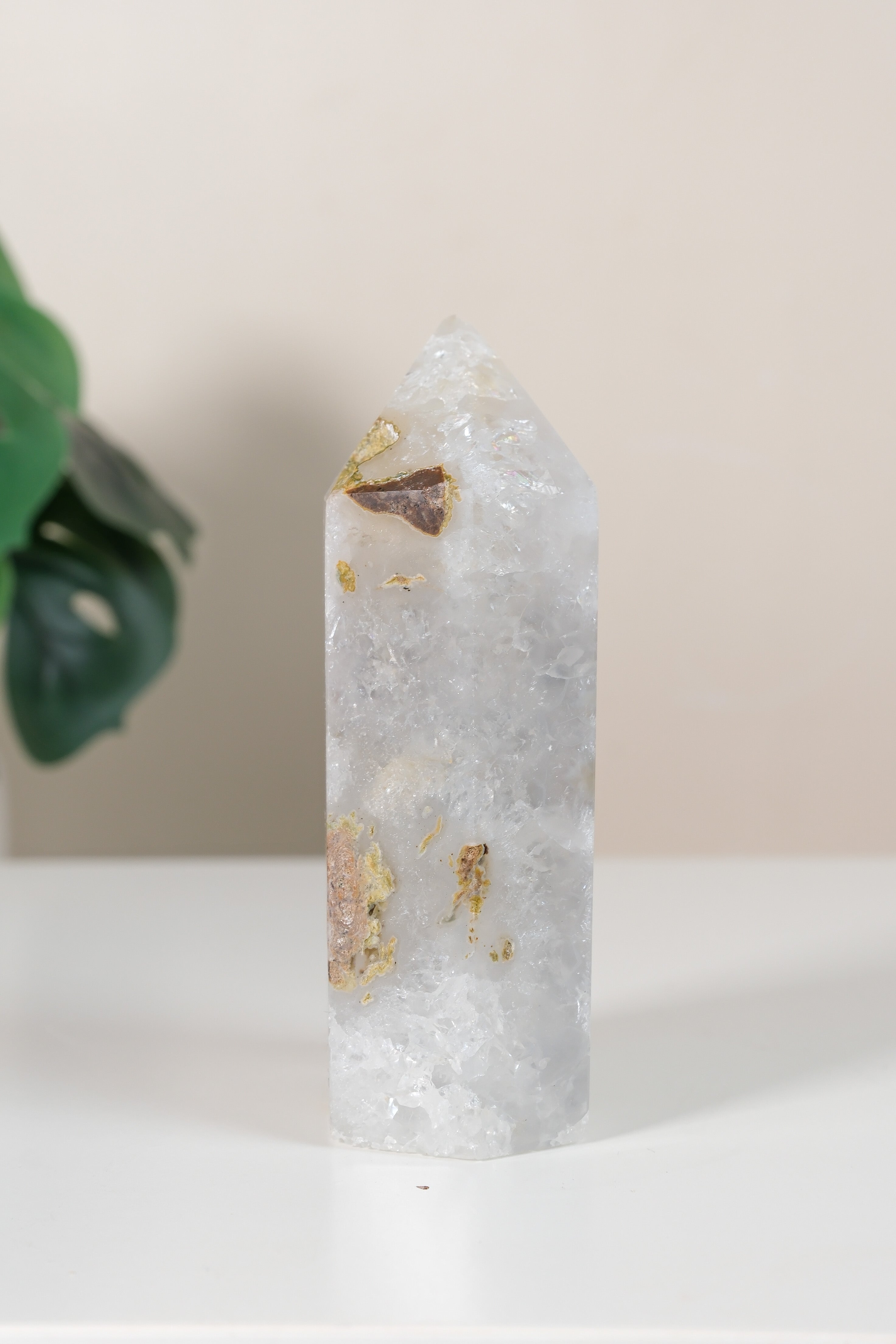 Druzy Agate Tower