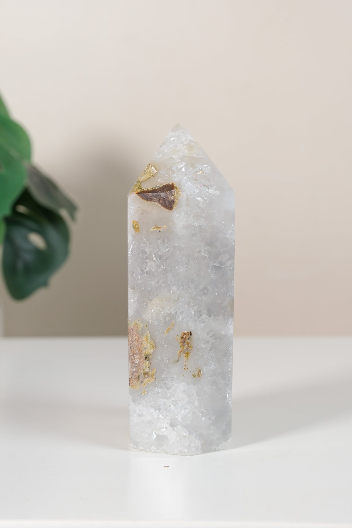 Druzy Agate Tower