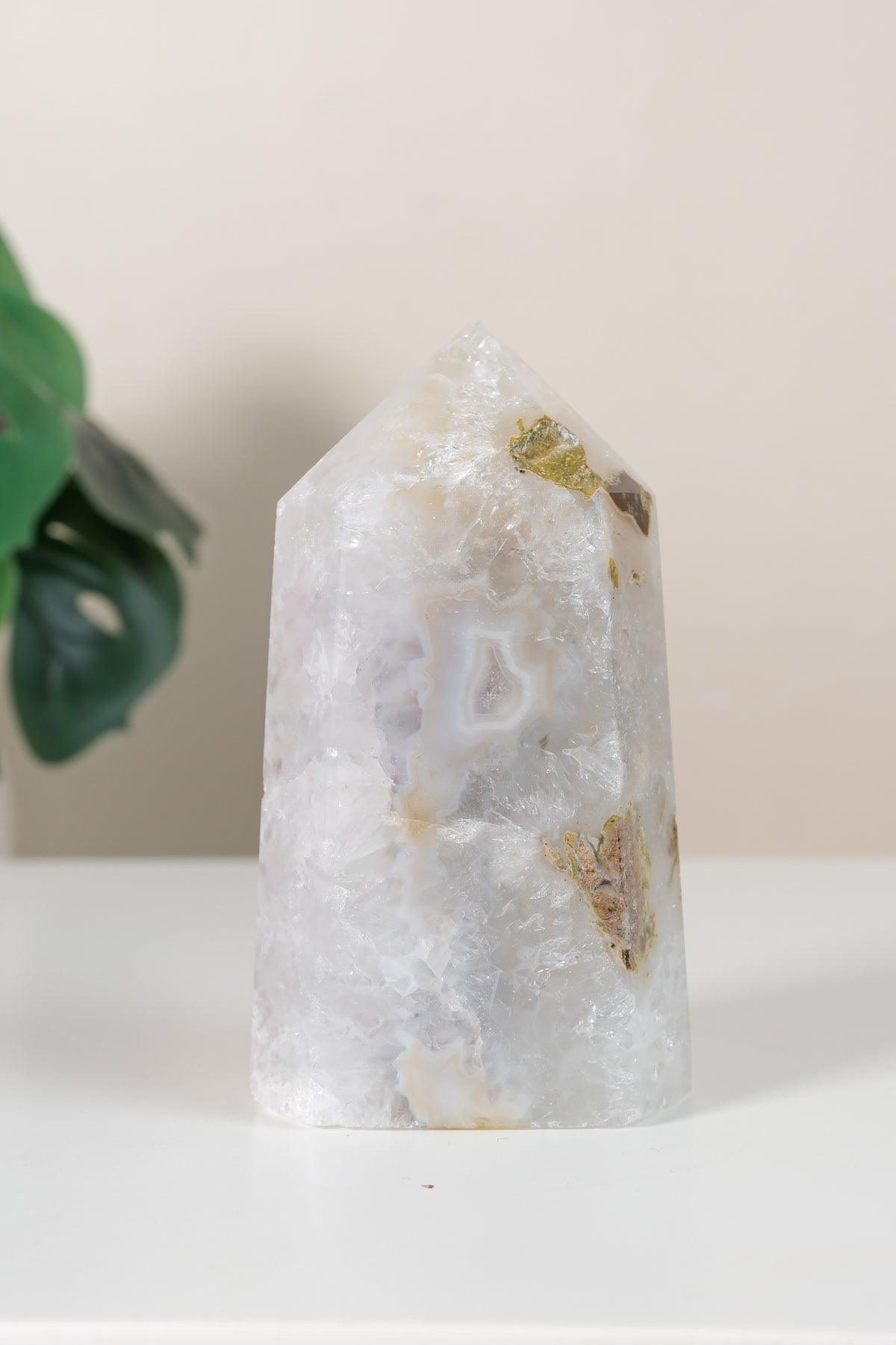 Druzy Agate Tower