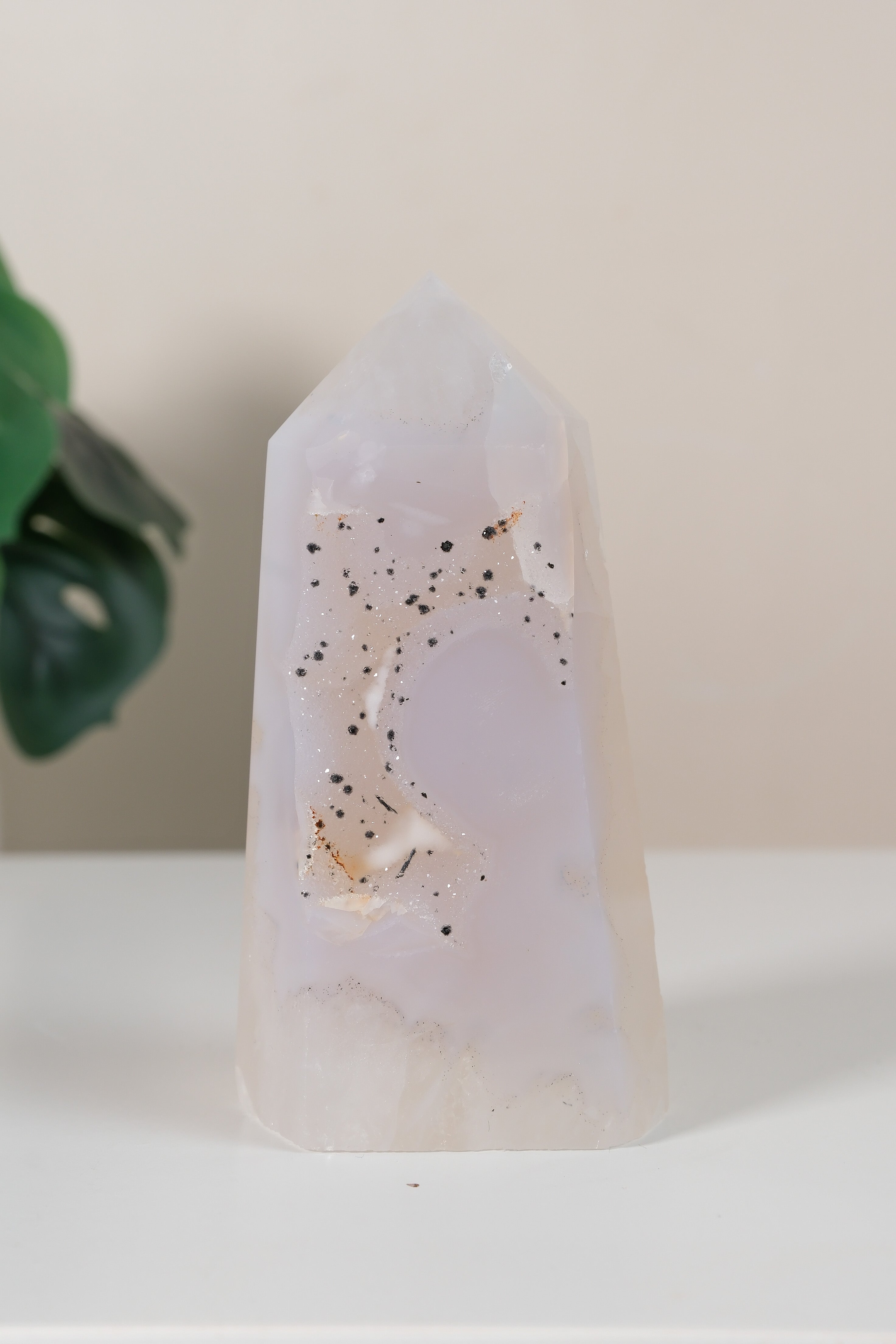 Druzy Agate Tower