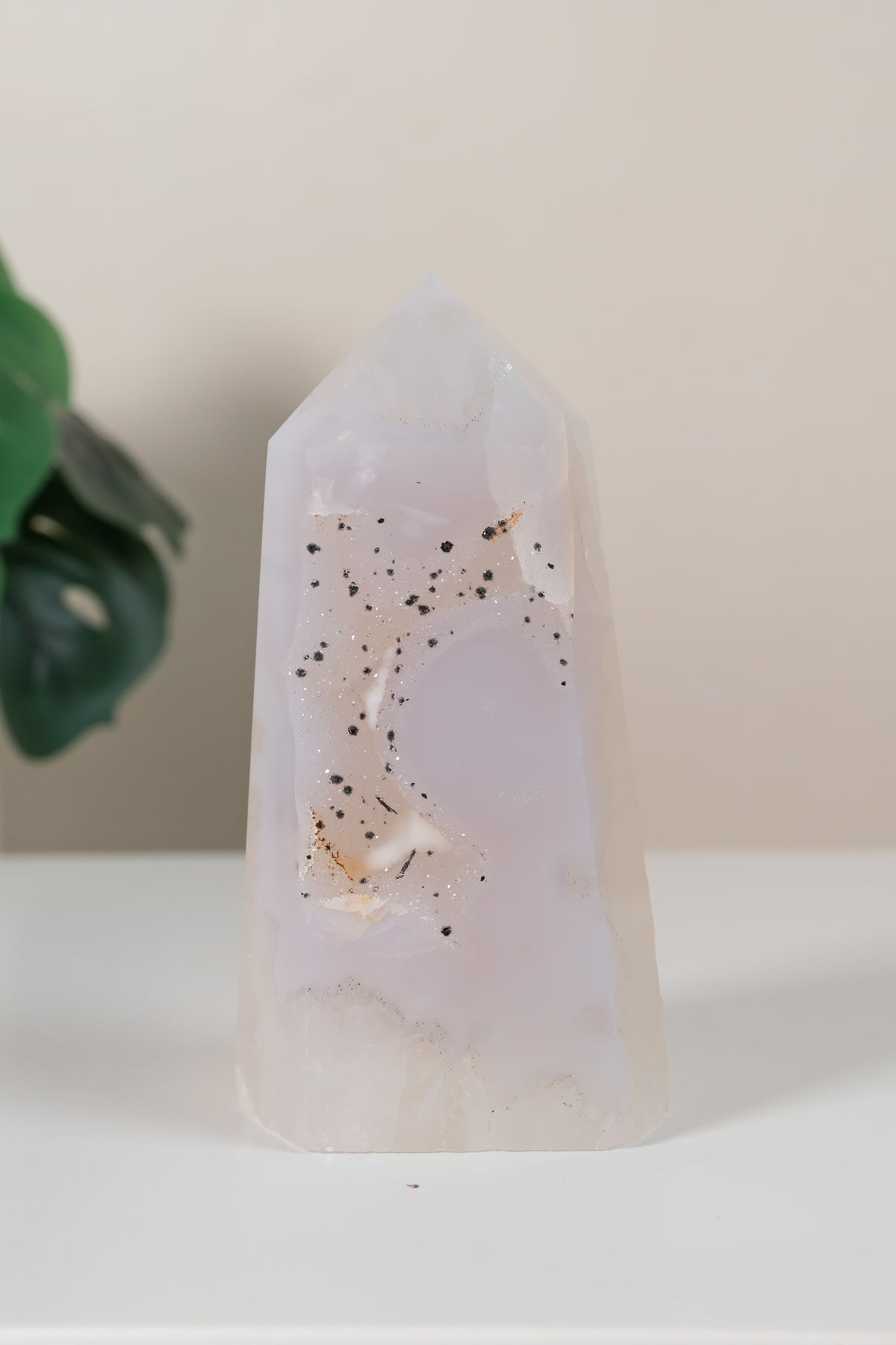 Druzy Agate Tower