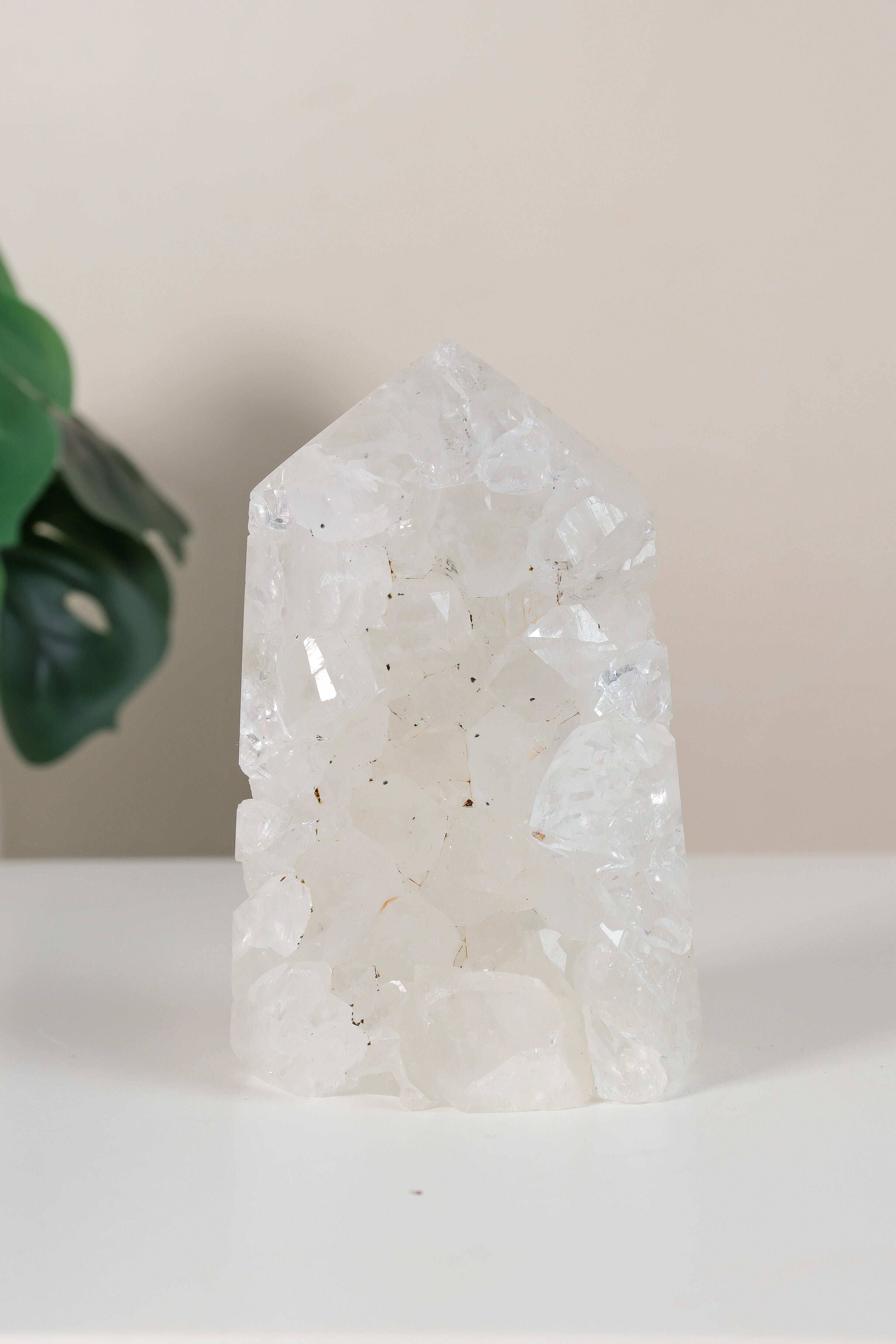 Druzy Agate Tower