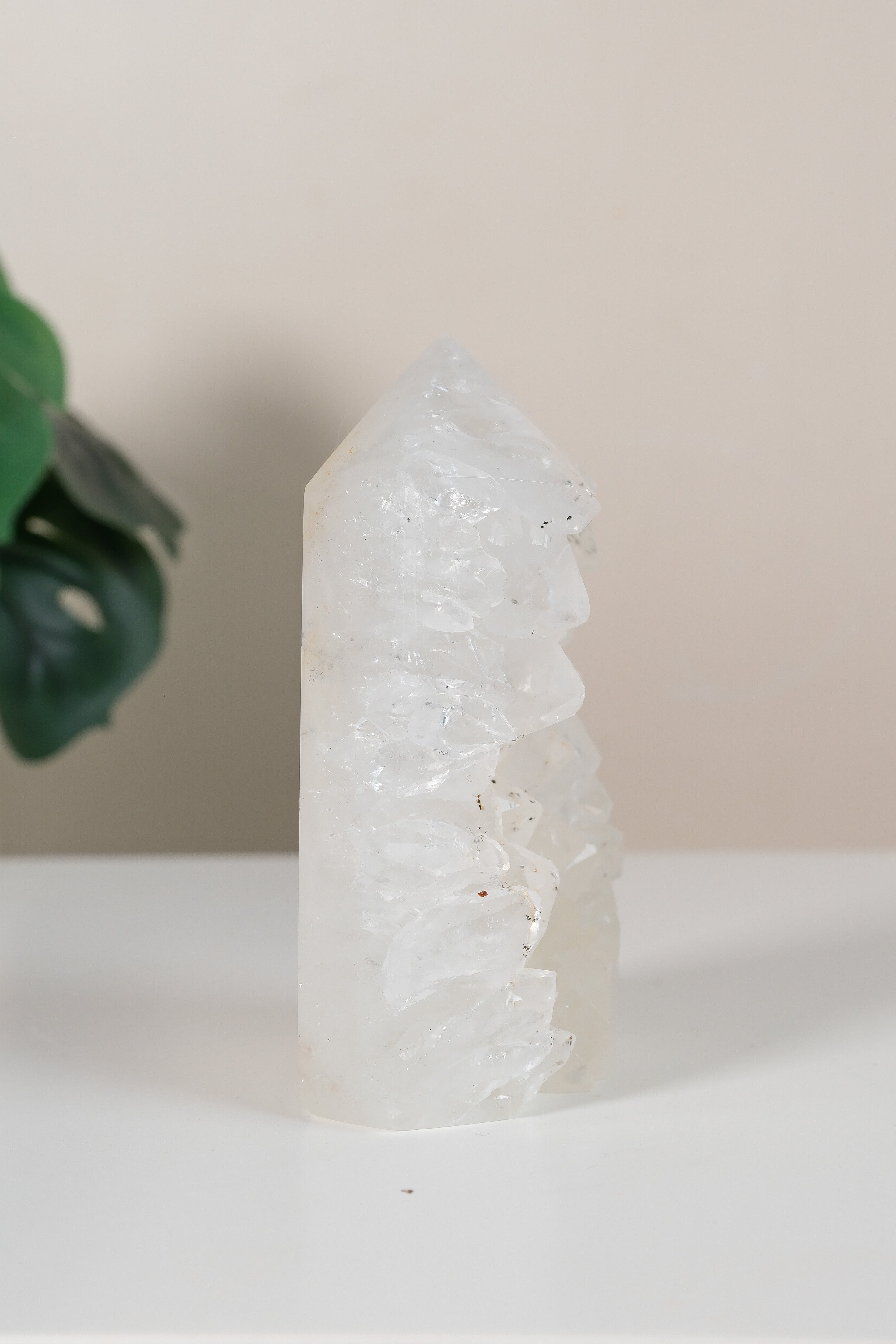 Druzy Agate Tower
