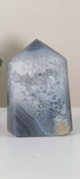 Druzy Agate Tower