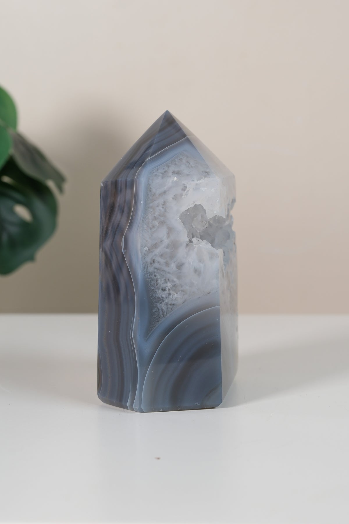 Druzy Agate Tower