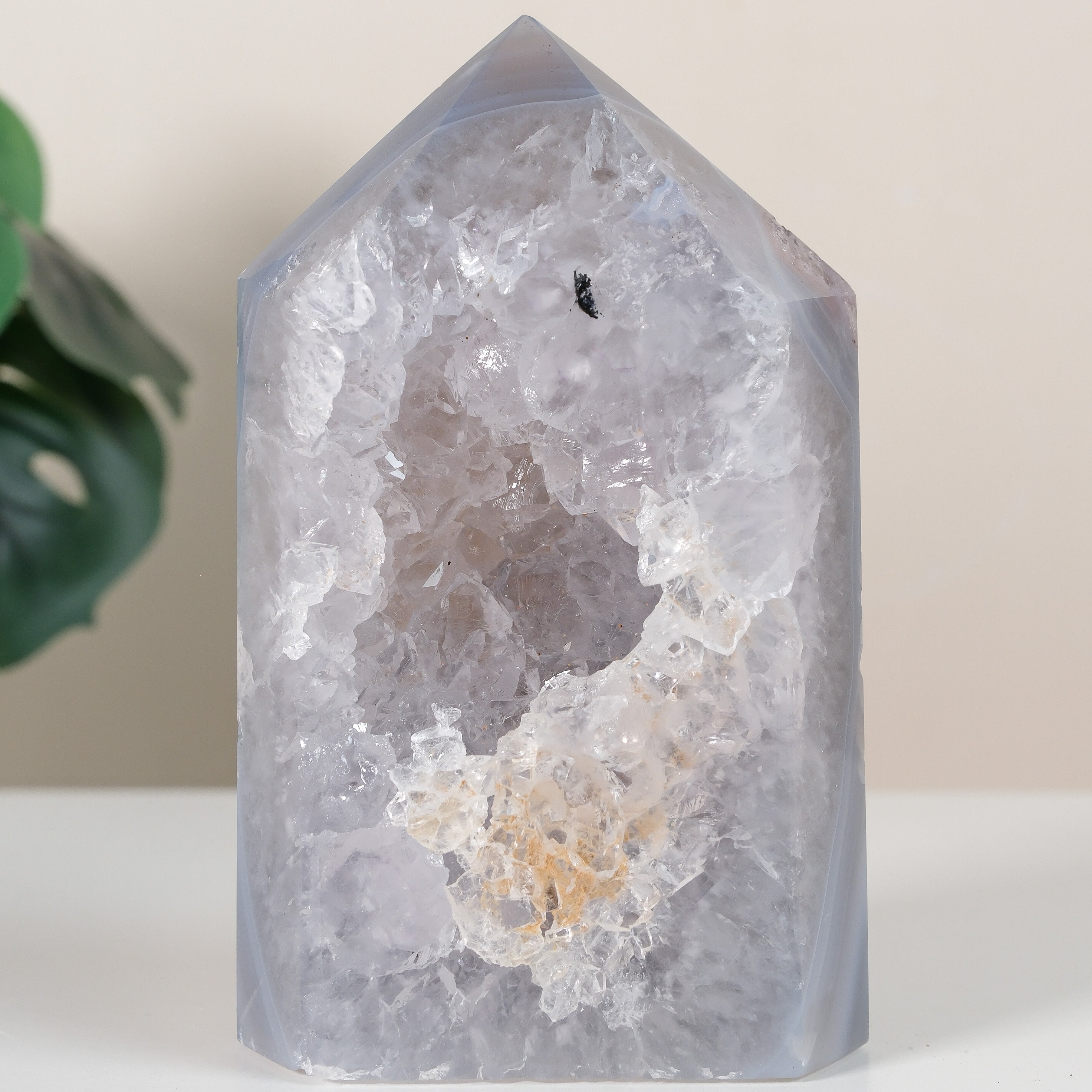 Druzy Agate Tower
