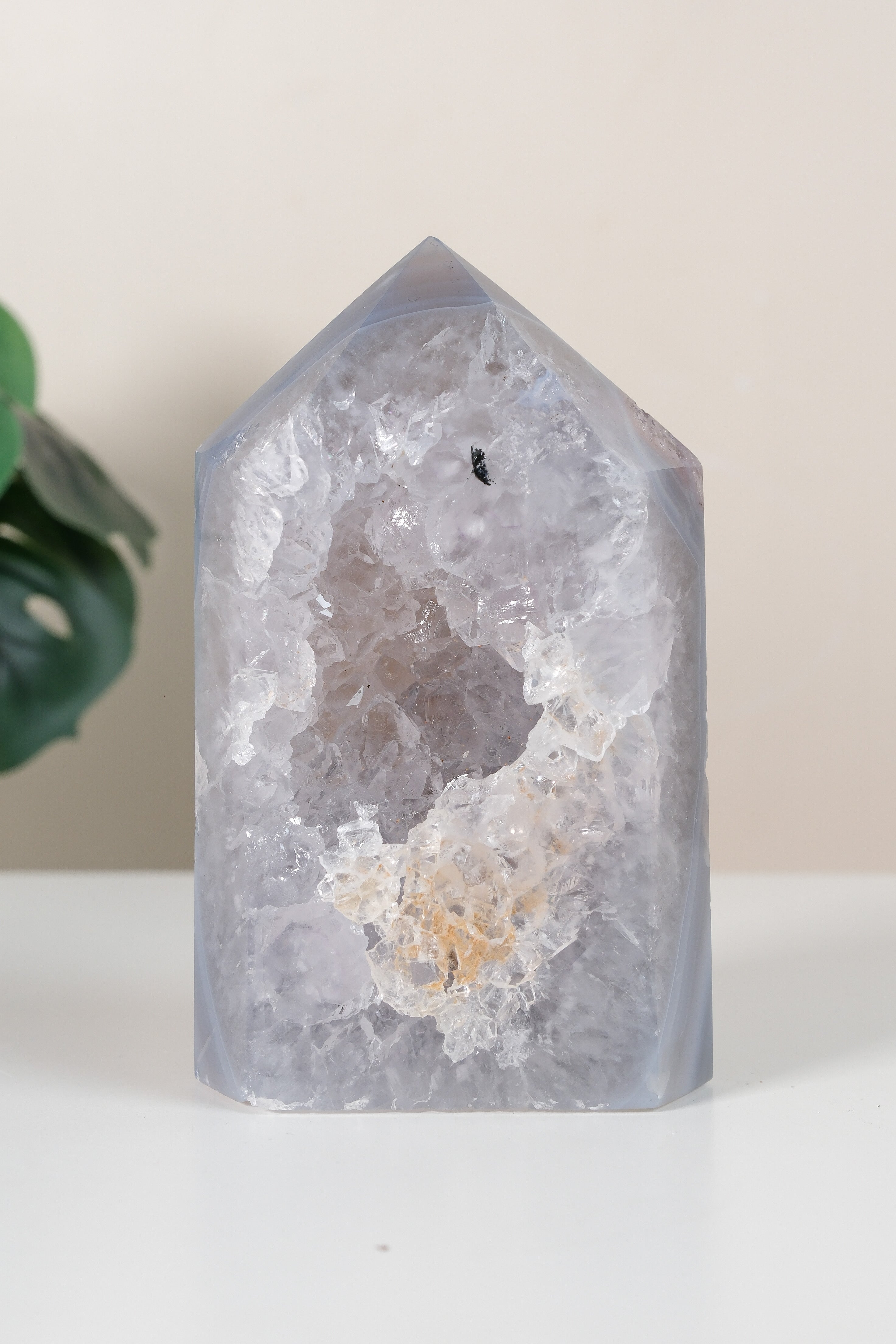 Druzy Agate Tower