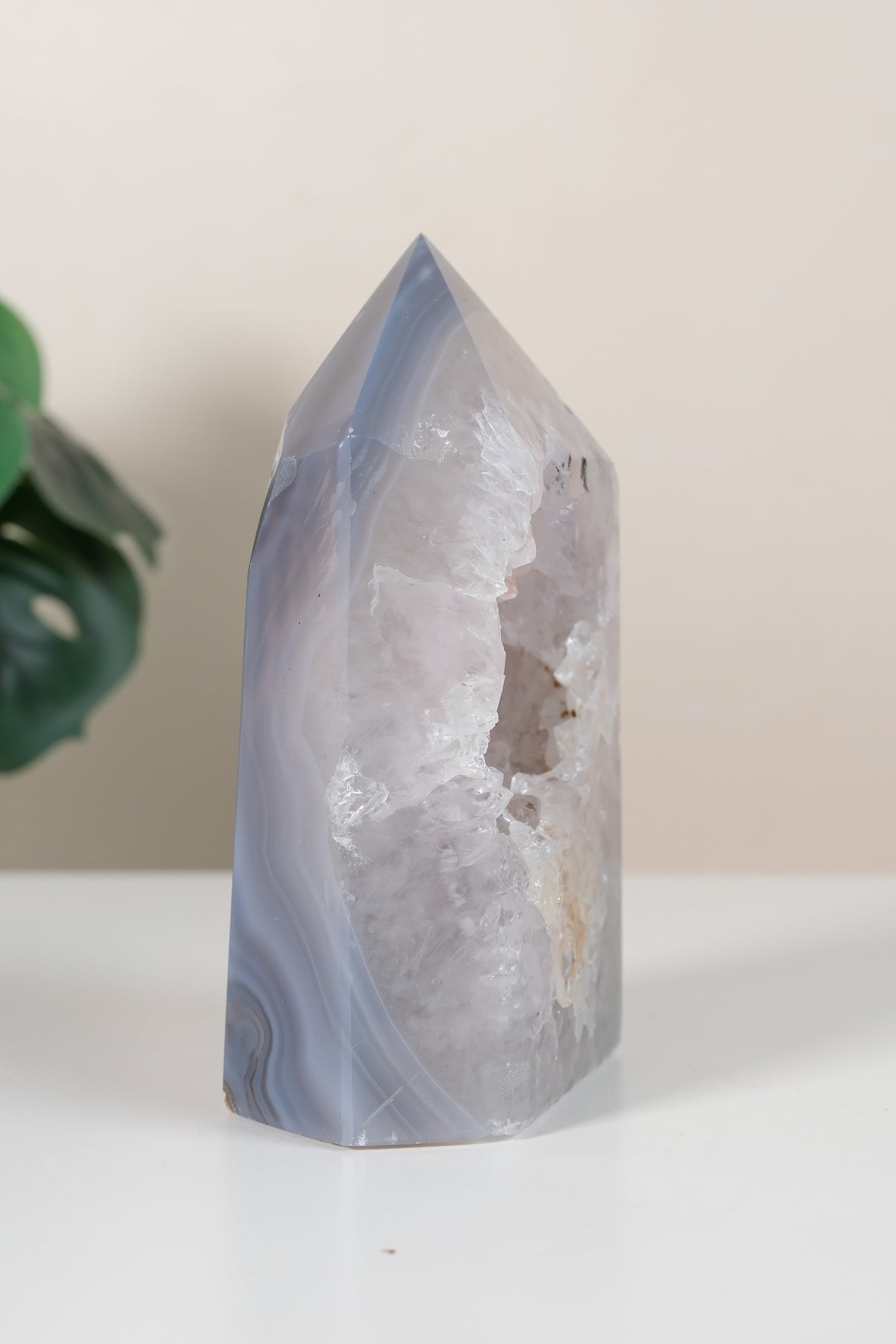 Druzy Agate Tower