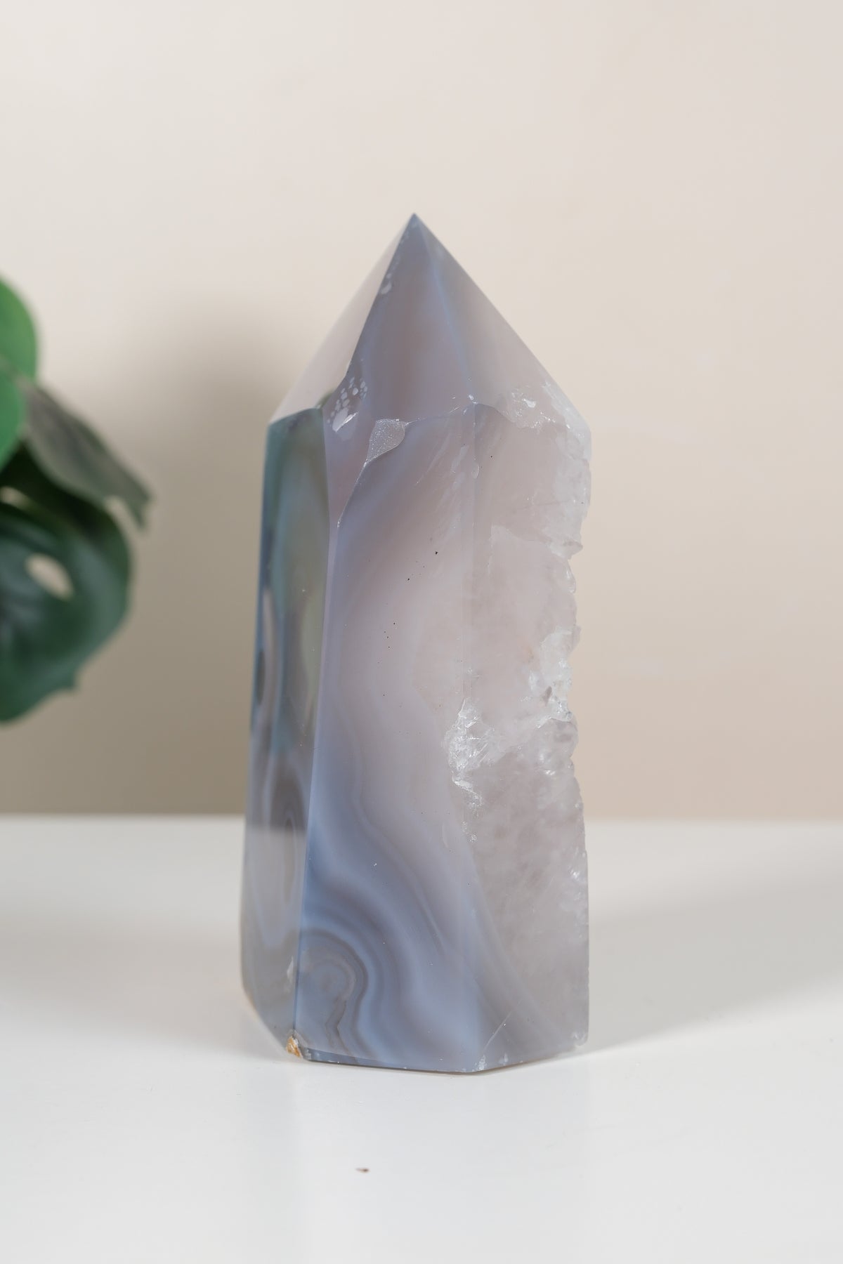 Druzy Agate Tower