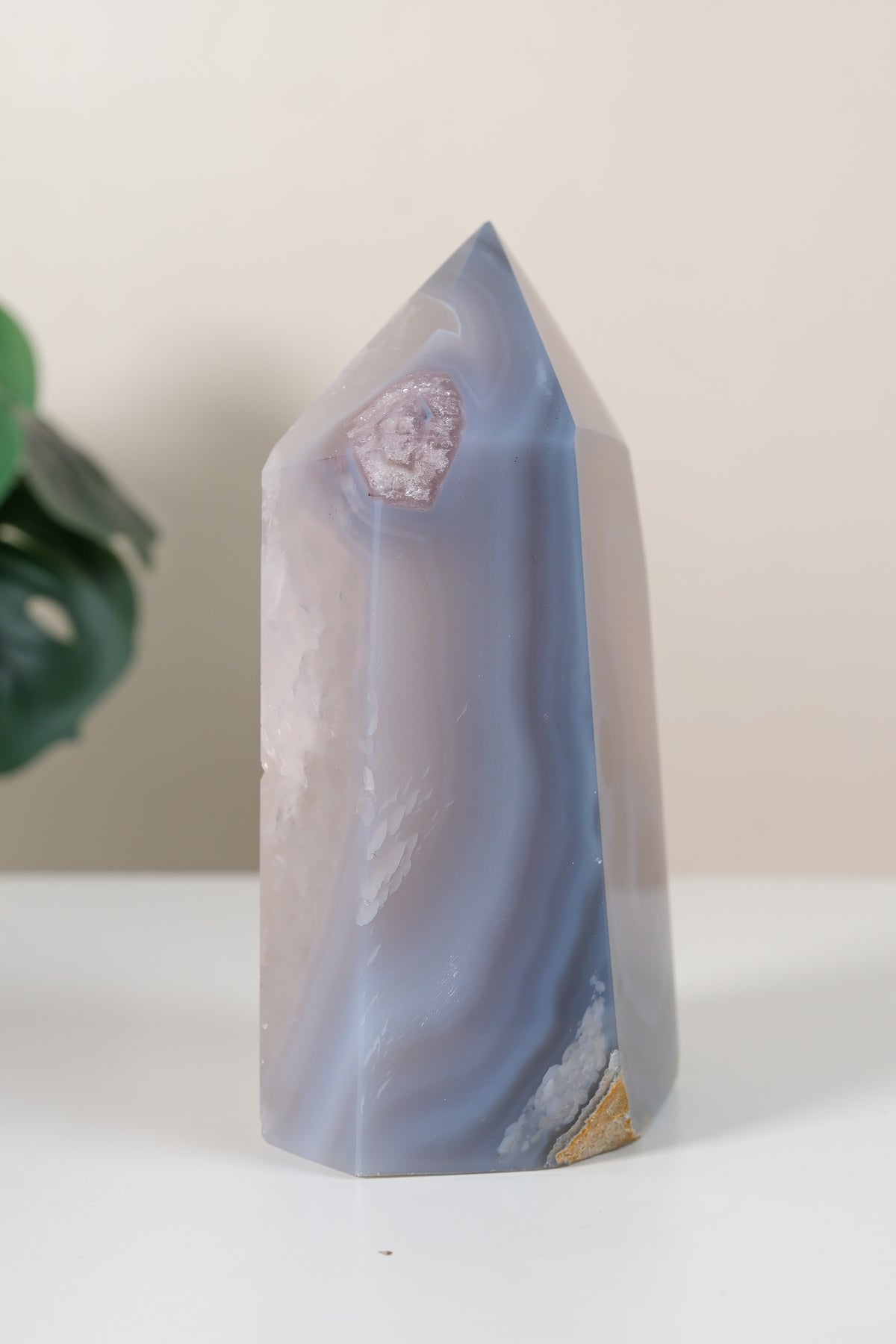 Druzy Agate Tower