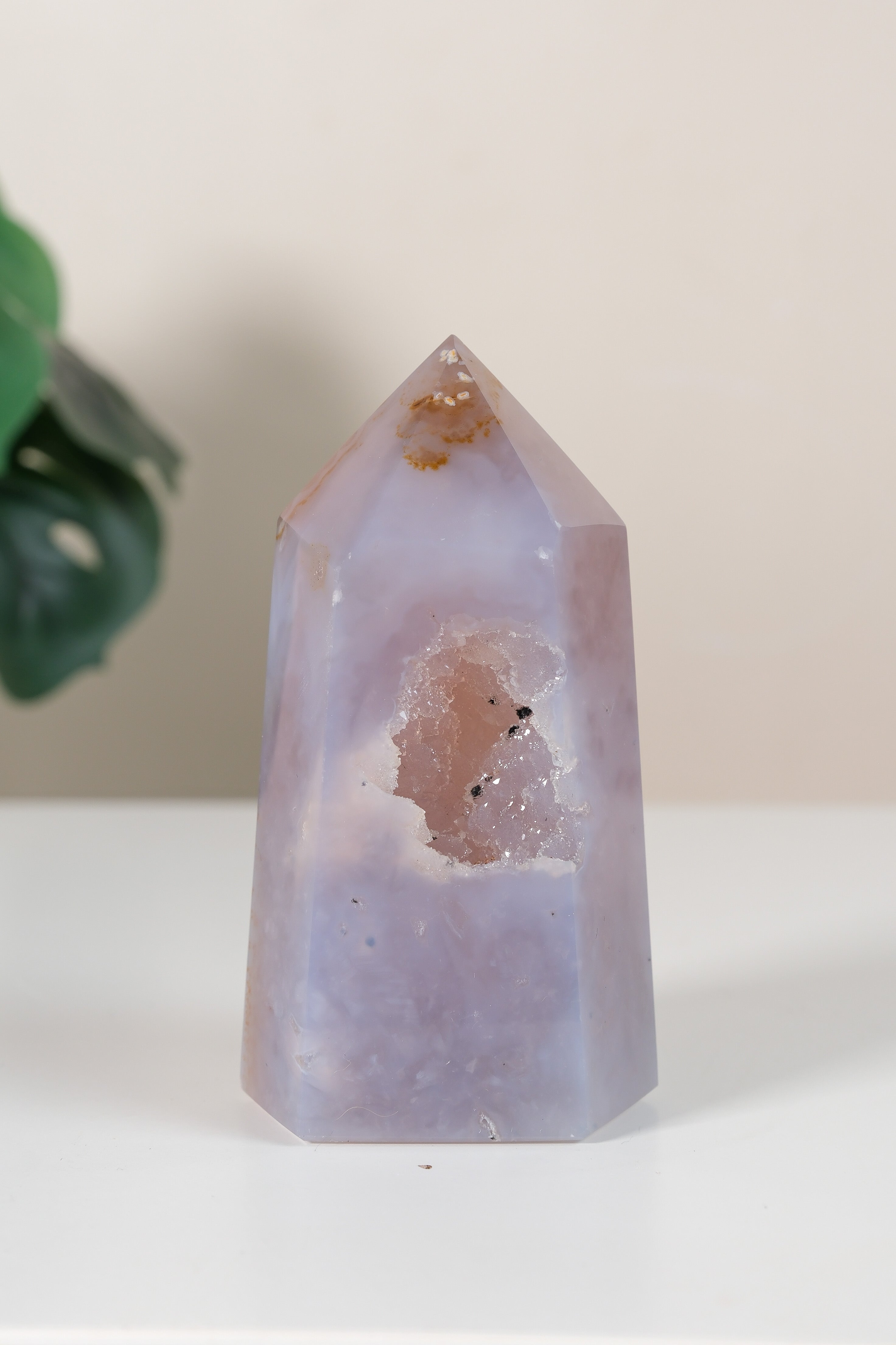 Druzy Agate Tower
