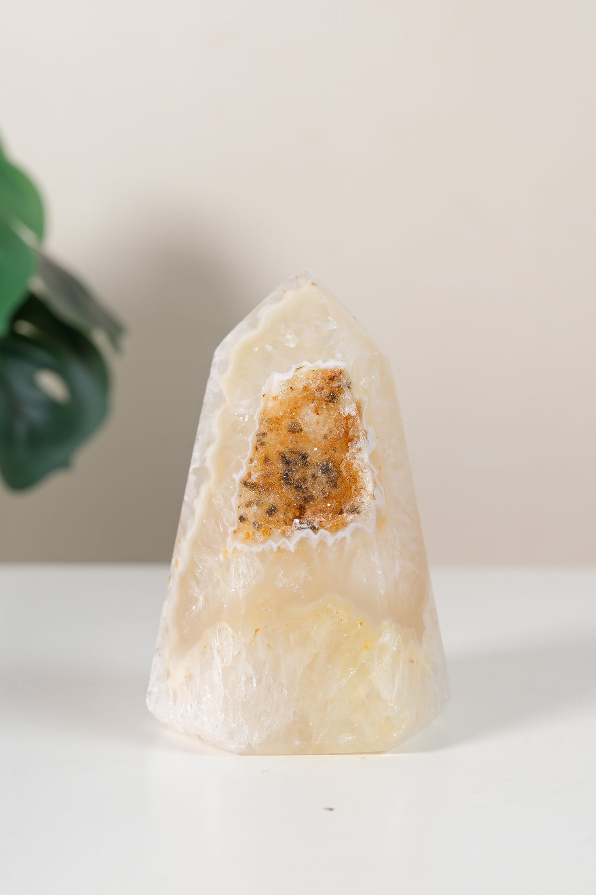 Druzy Agate Tower