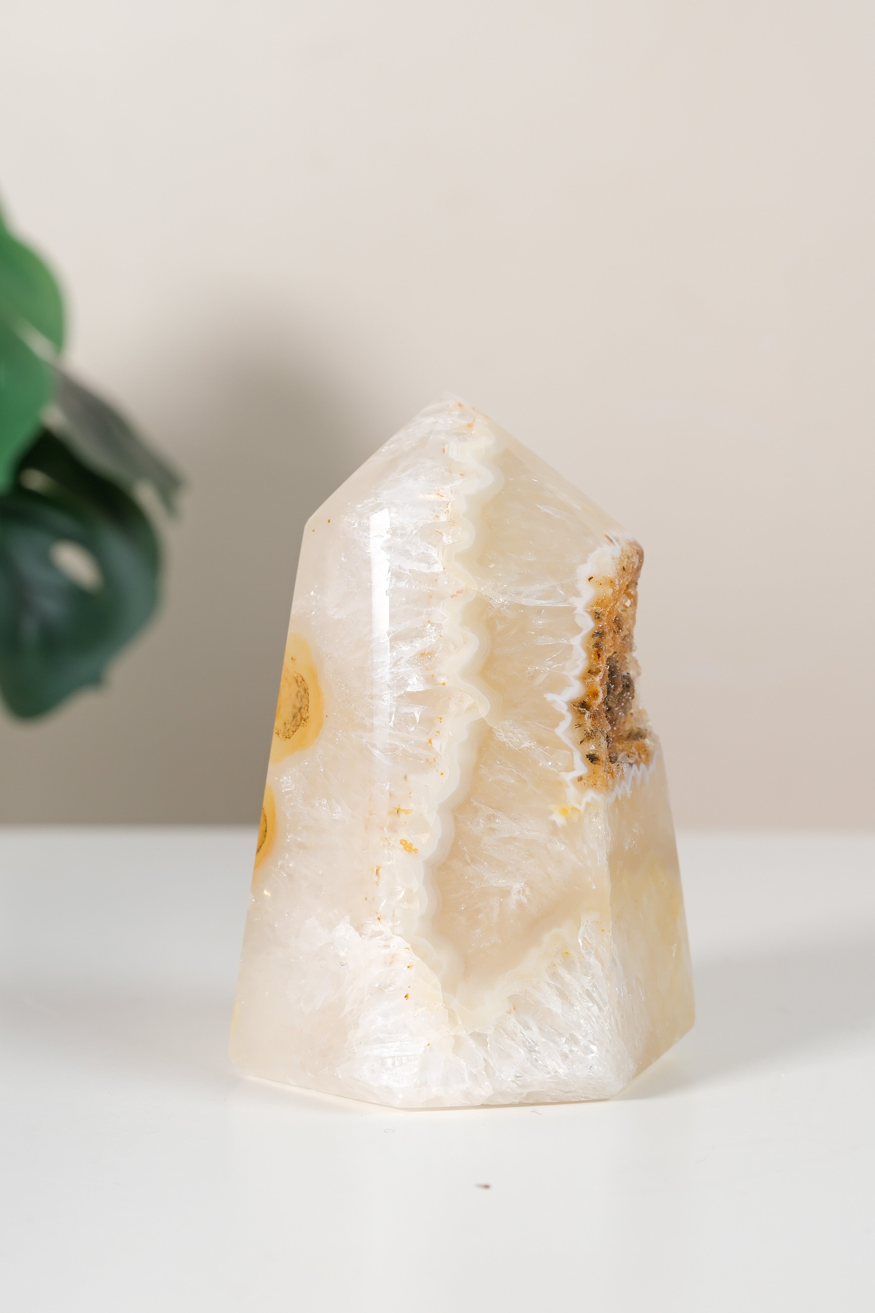 Druzy Agate Tower