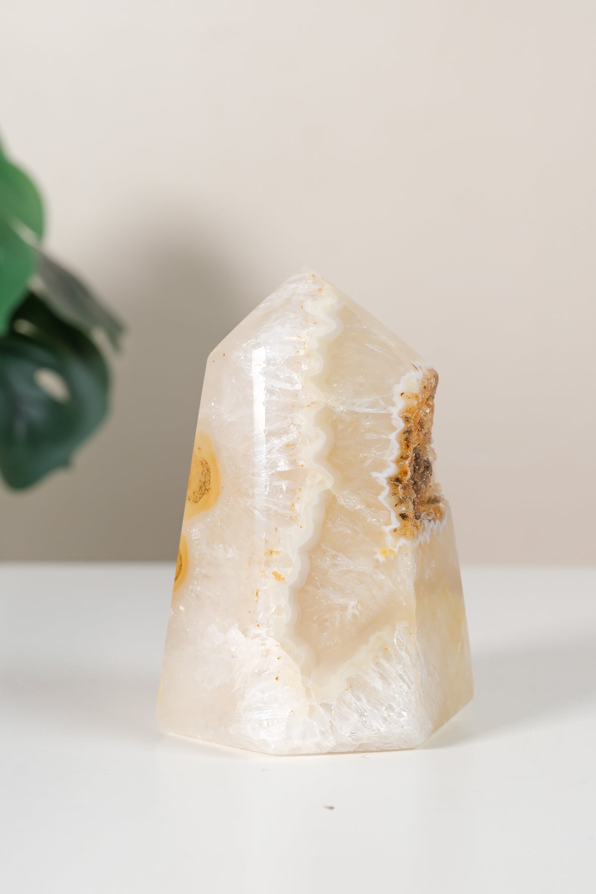 Druzy Agate Tower