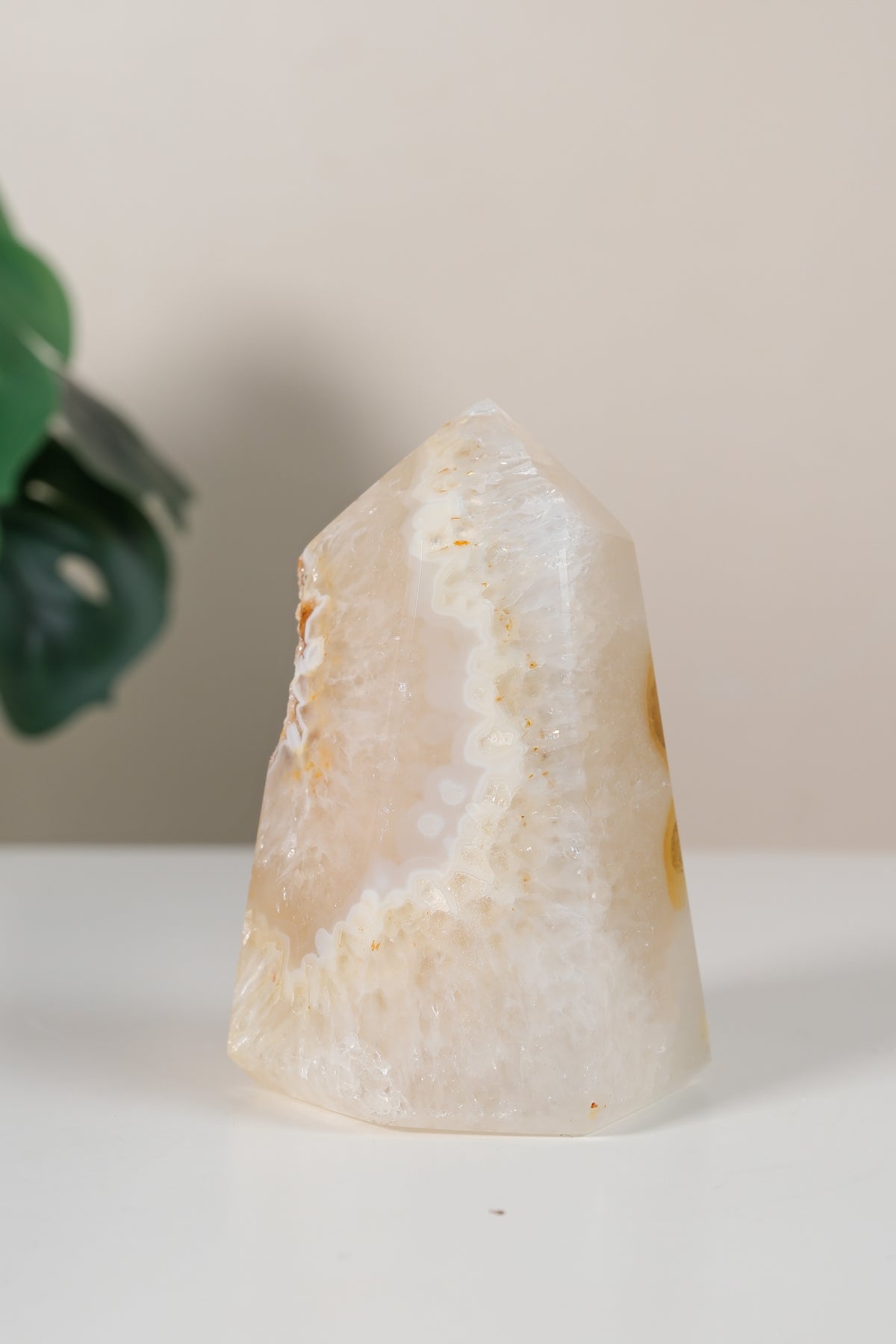 Druzy Agate Tower