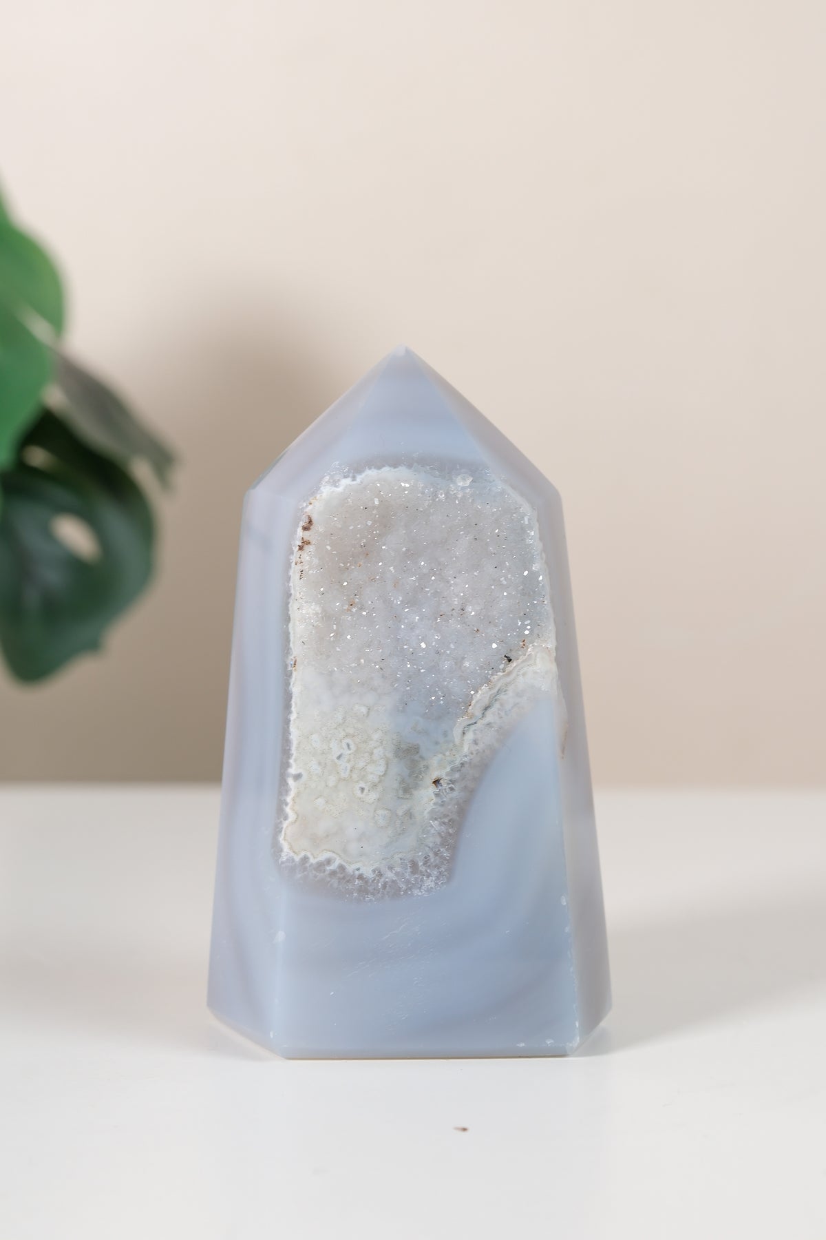 Druzy Agate Tower