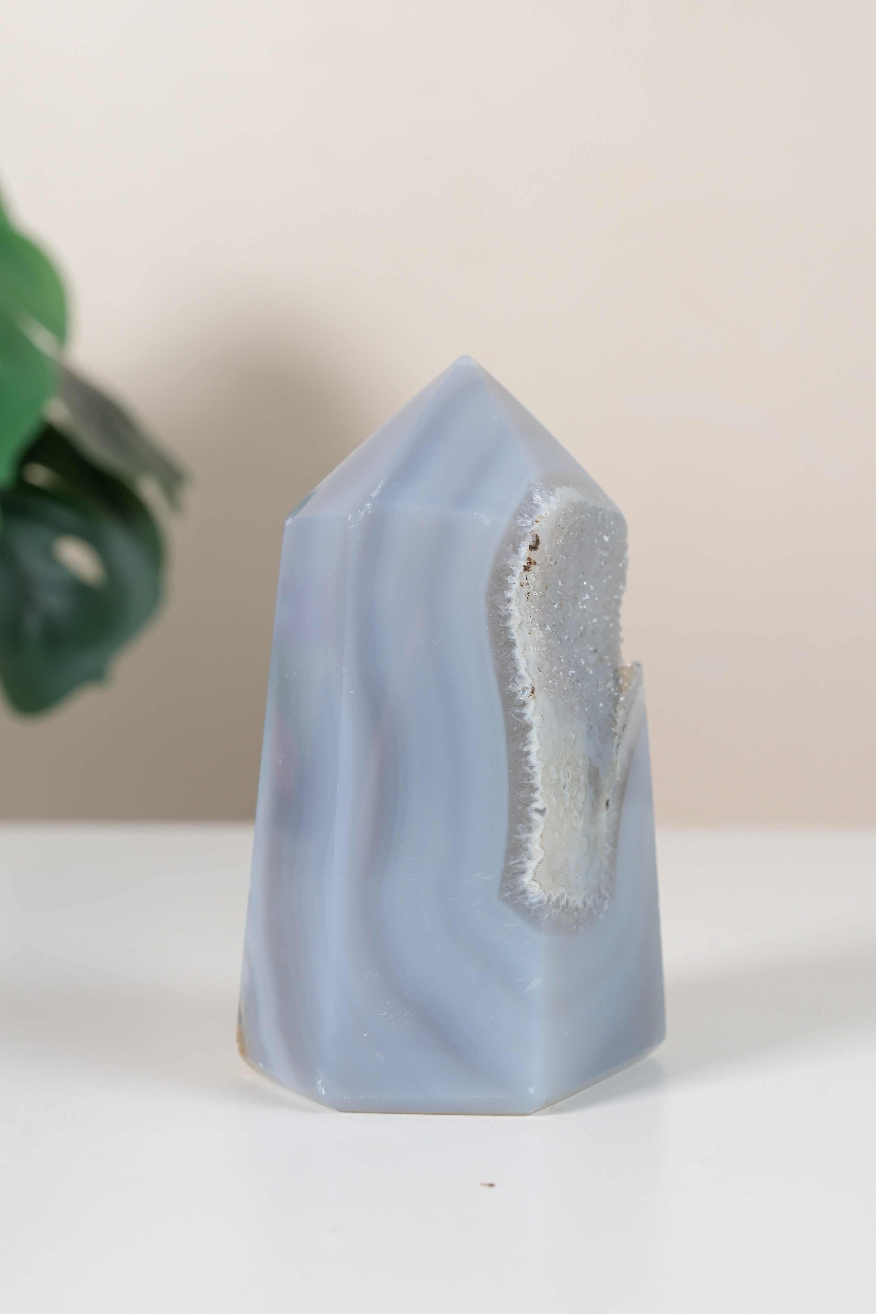Druzy Agate Tower