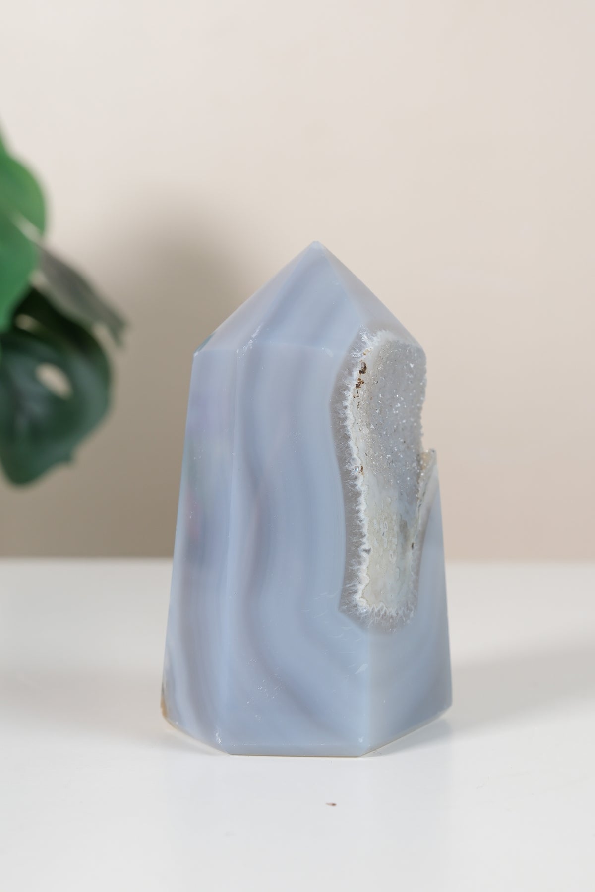 Druzy Agate Tower