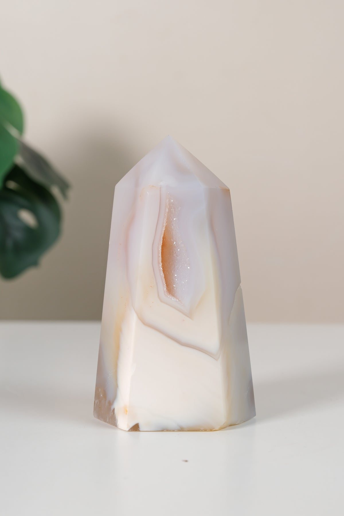 Druzy Agate Tower