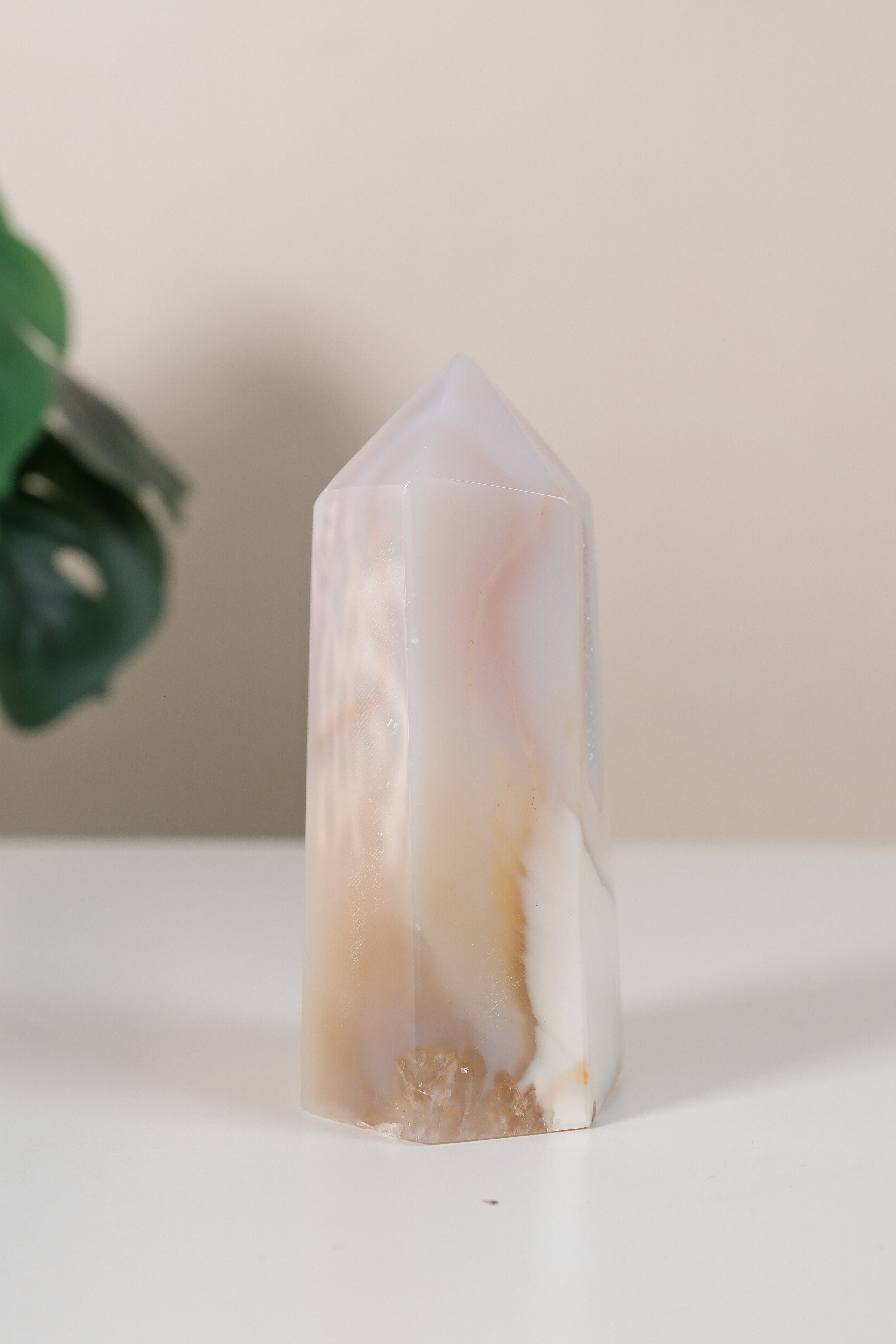 Druzy Agate Tower