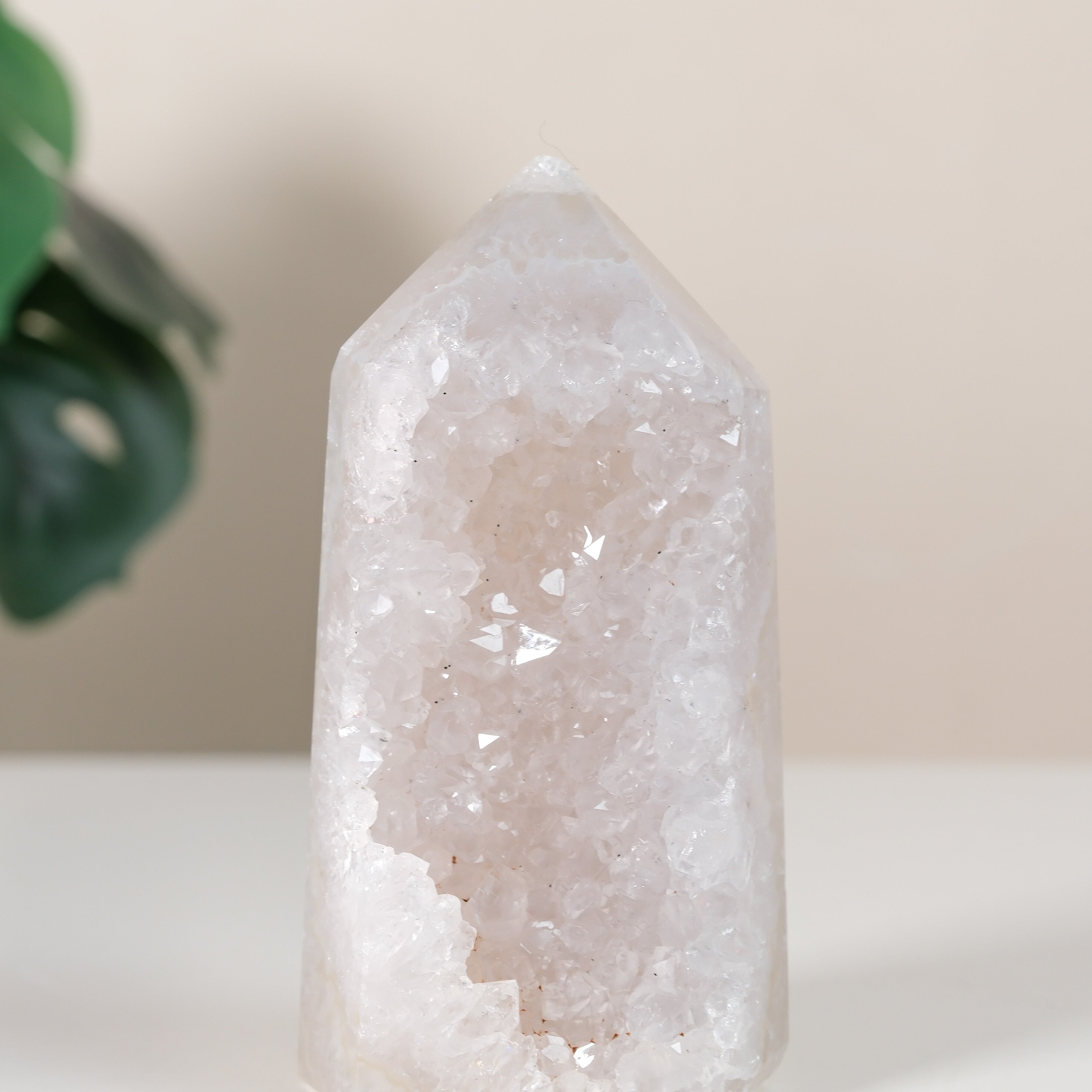 Druzy Agate Tower