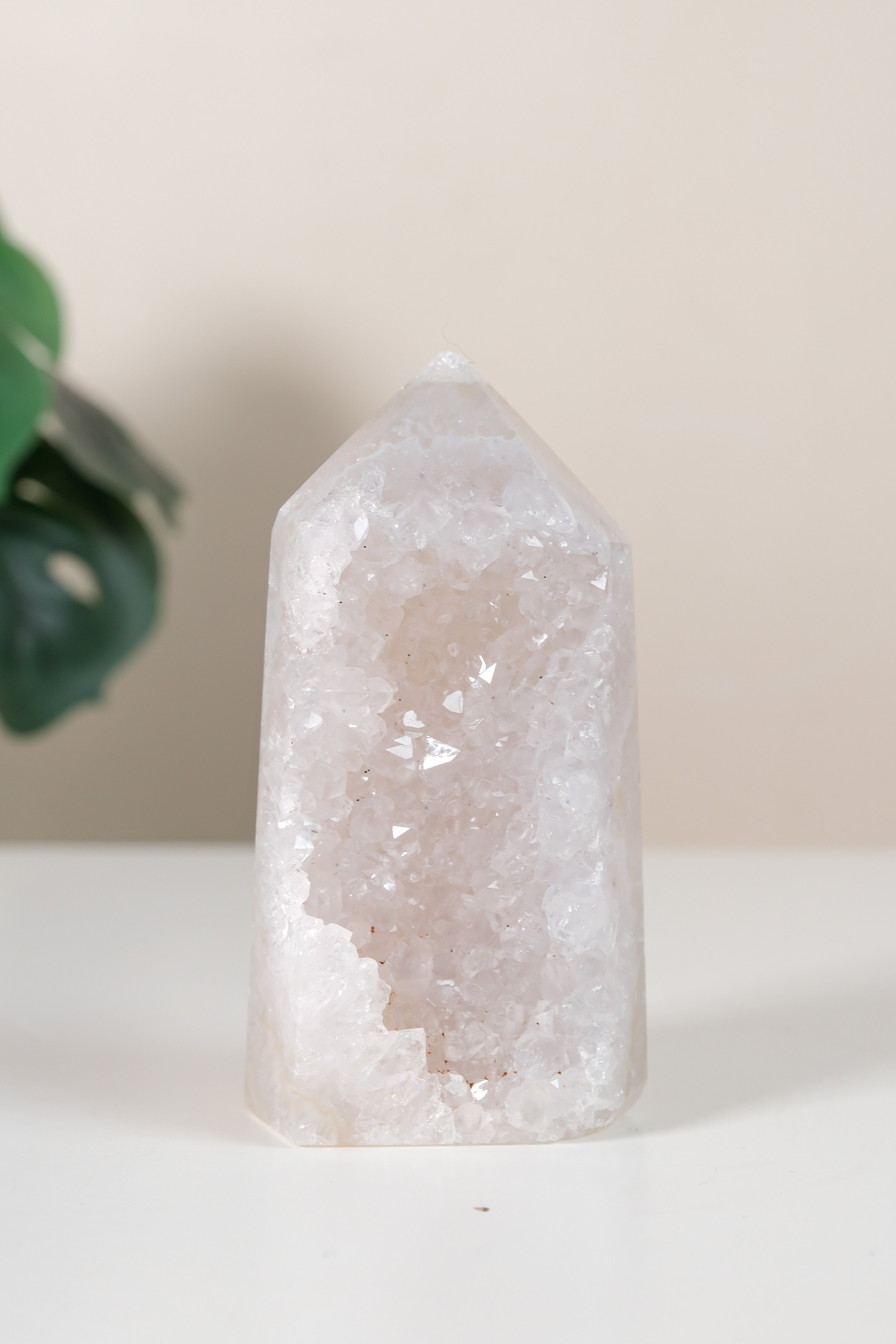 Druzy Agate Tower