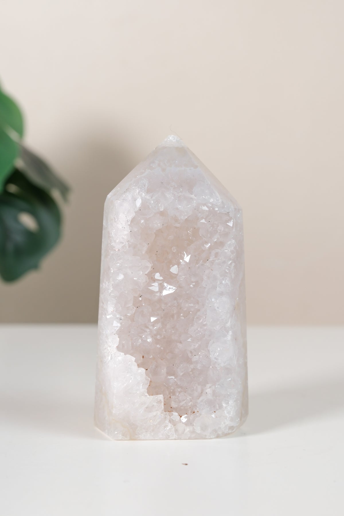 Druzy Agate Tower