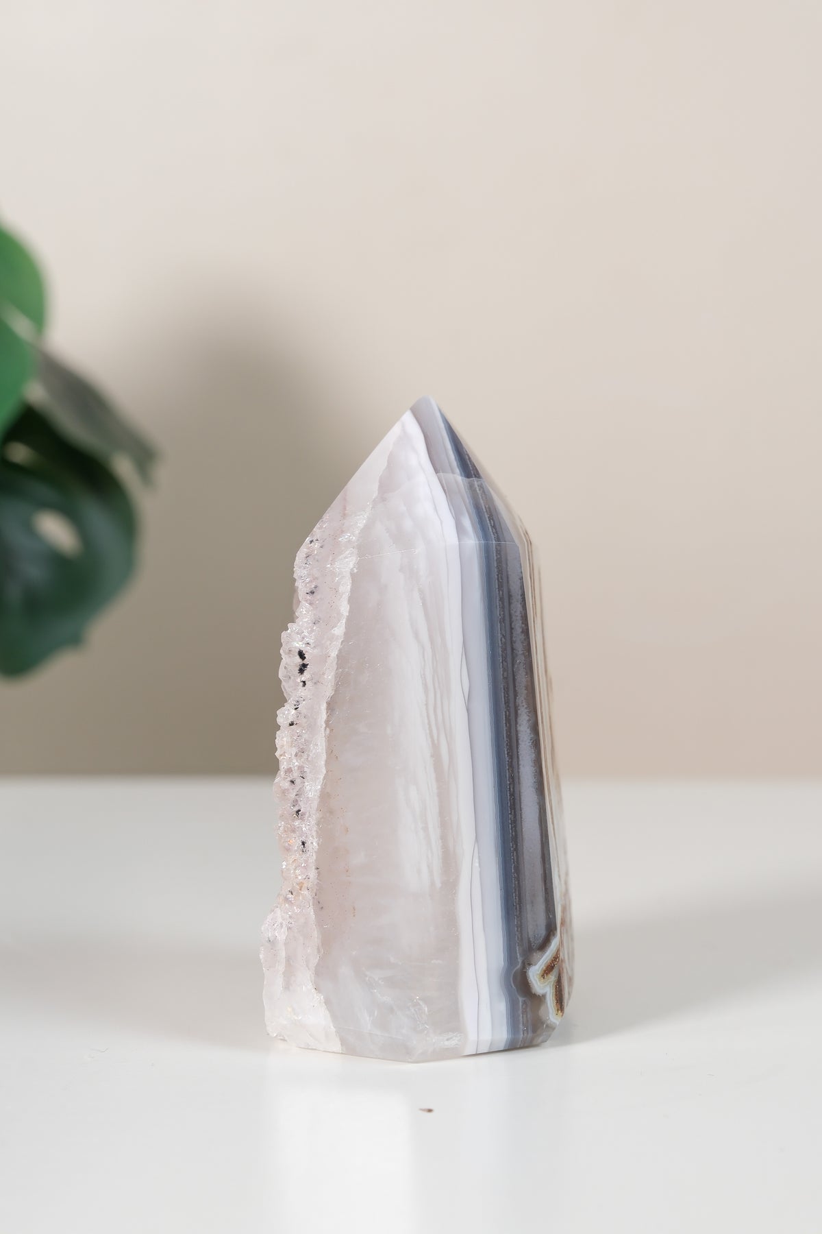 Druzy Agate Tower
