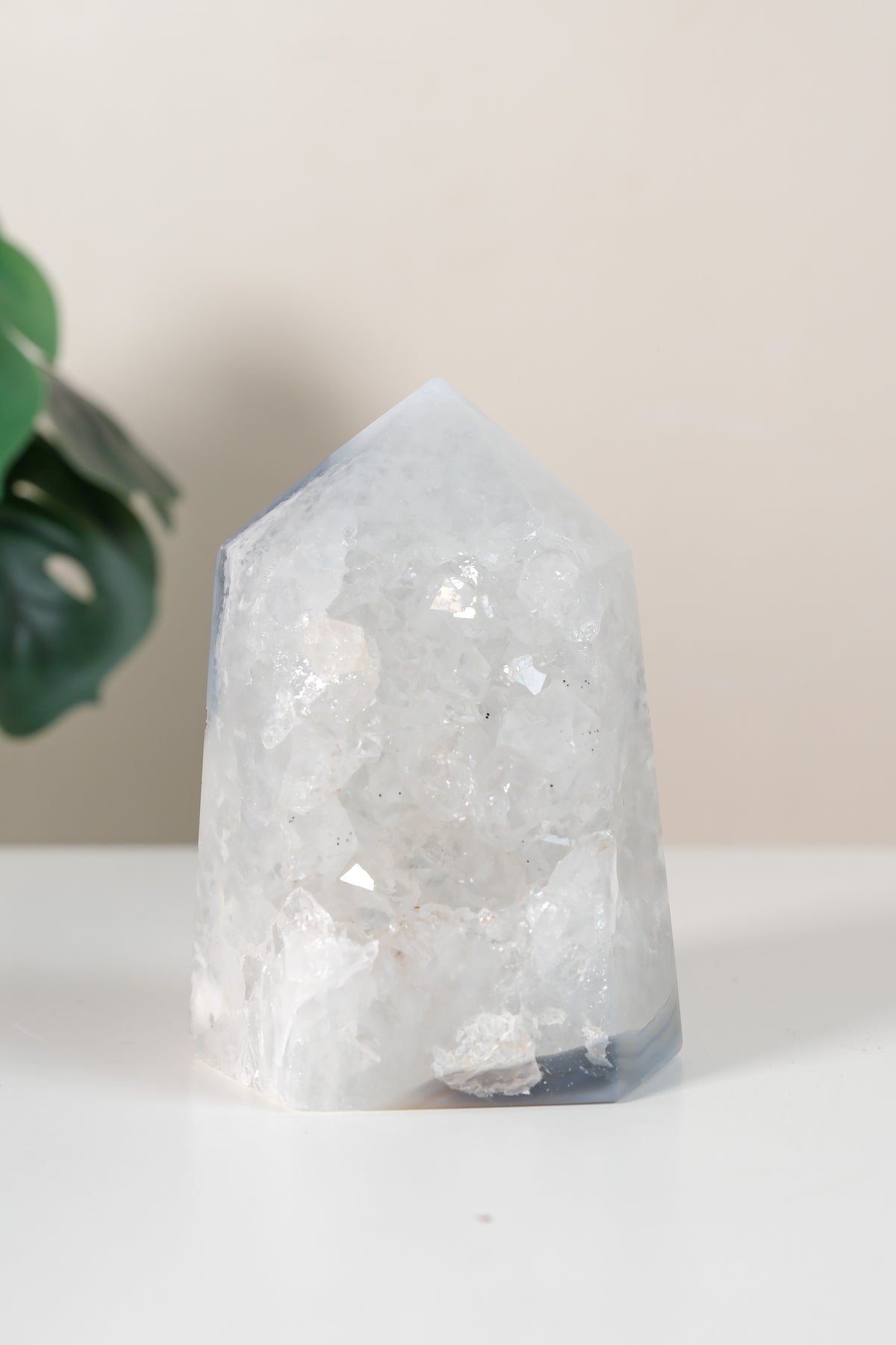 Druzy Agate Tower