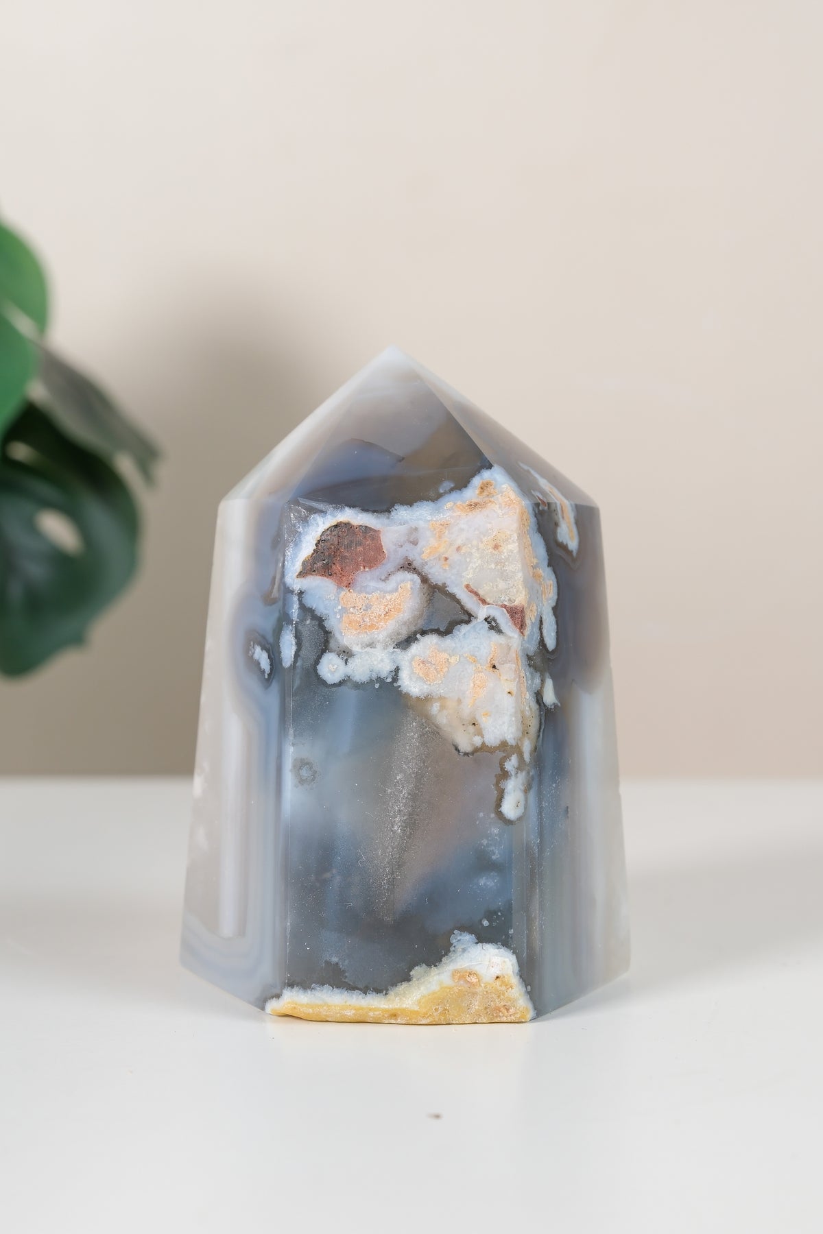 Druzy Agate Tower
