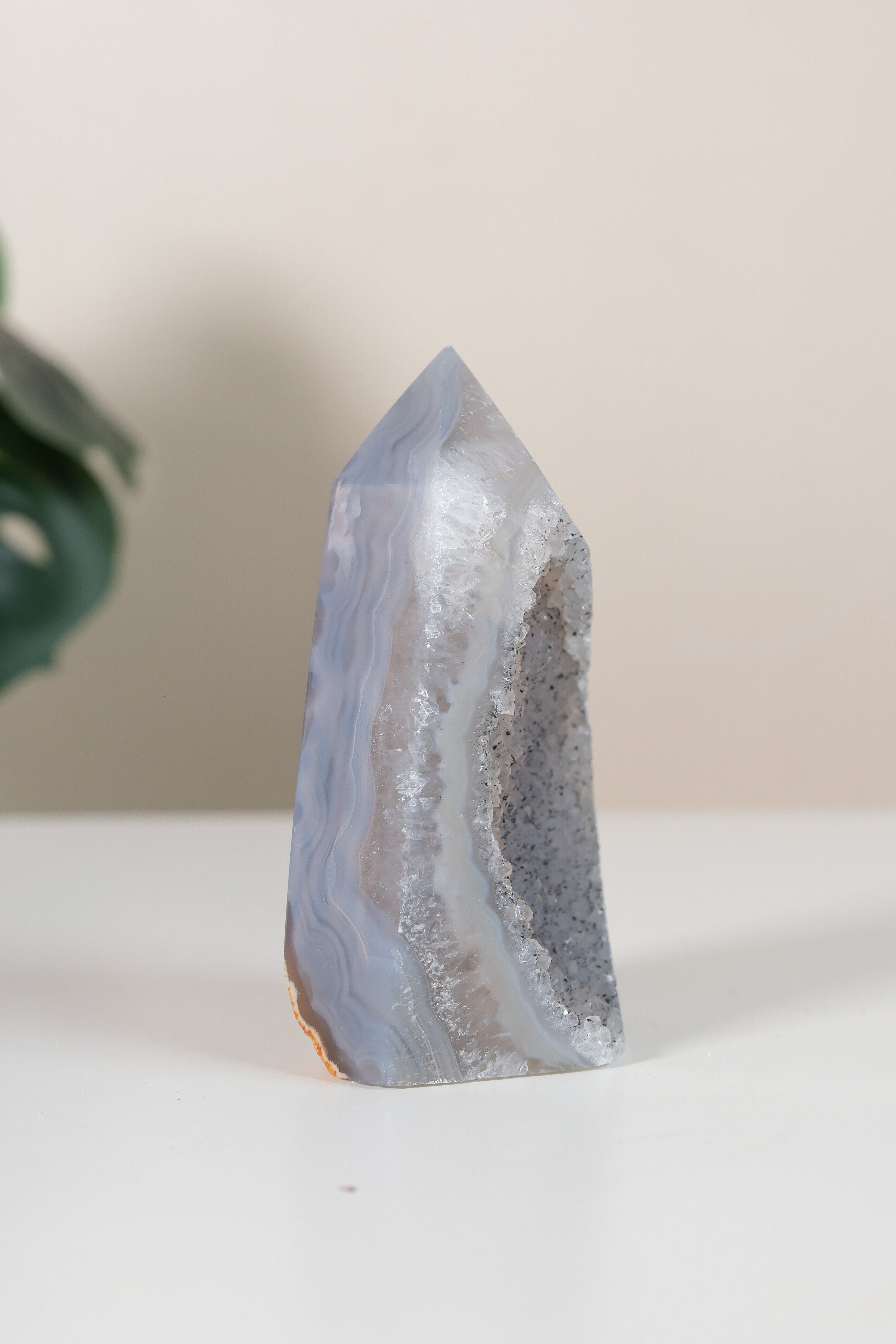 Druzy Agate Tower
