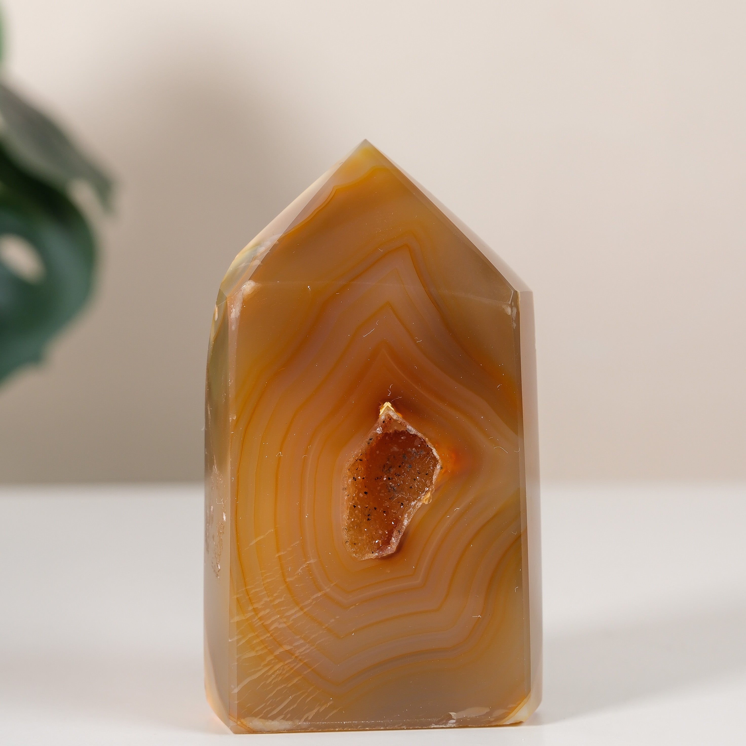 Druzy Agate Tower