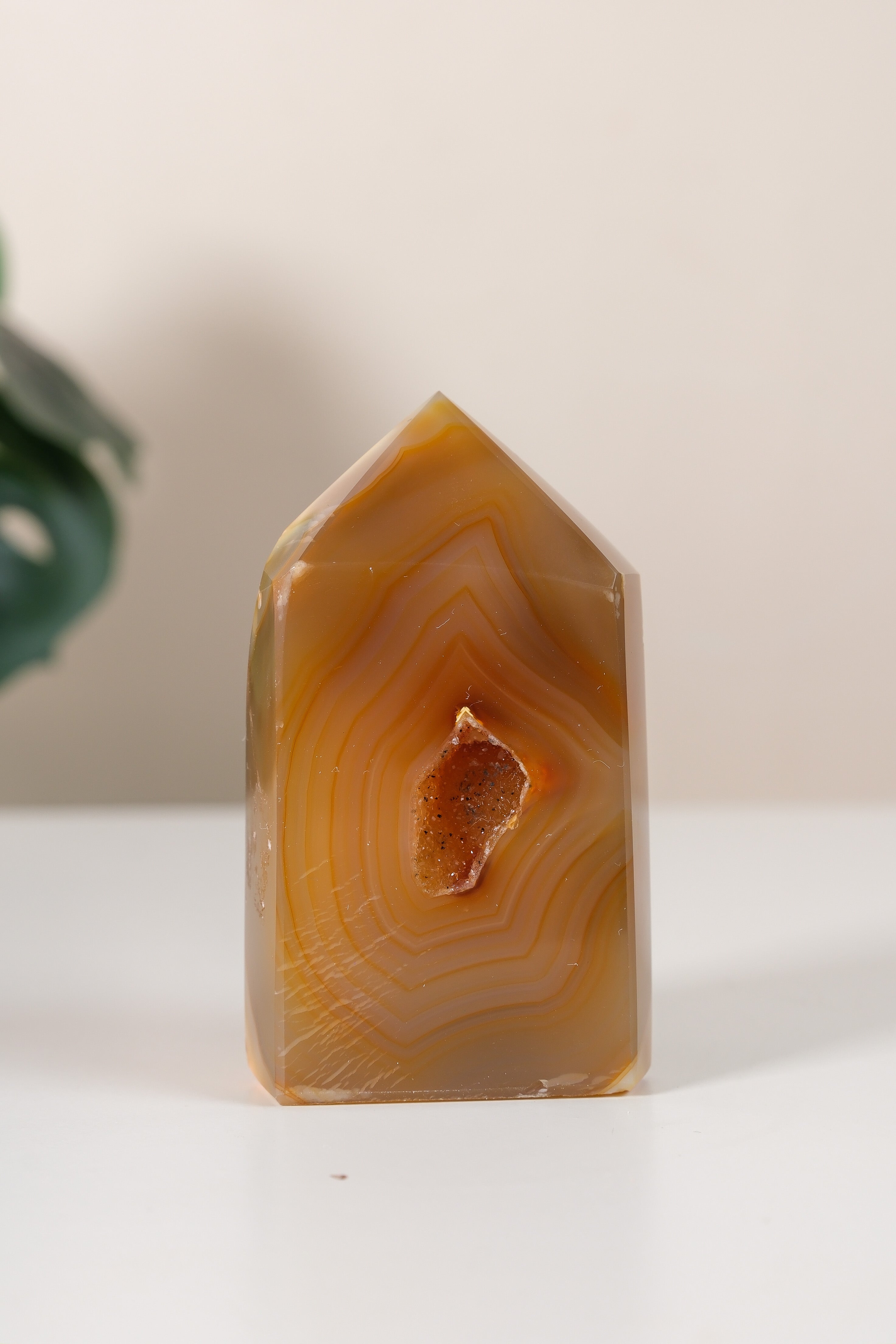 Druzy Agate Tower