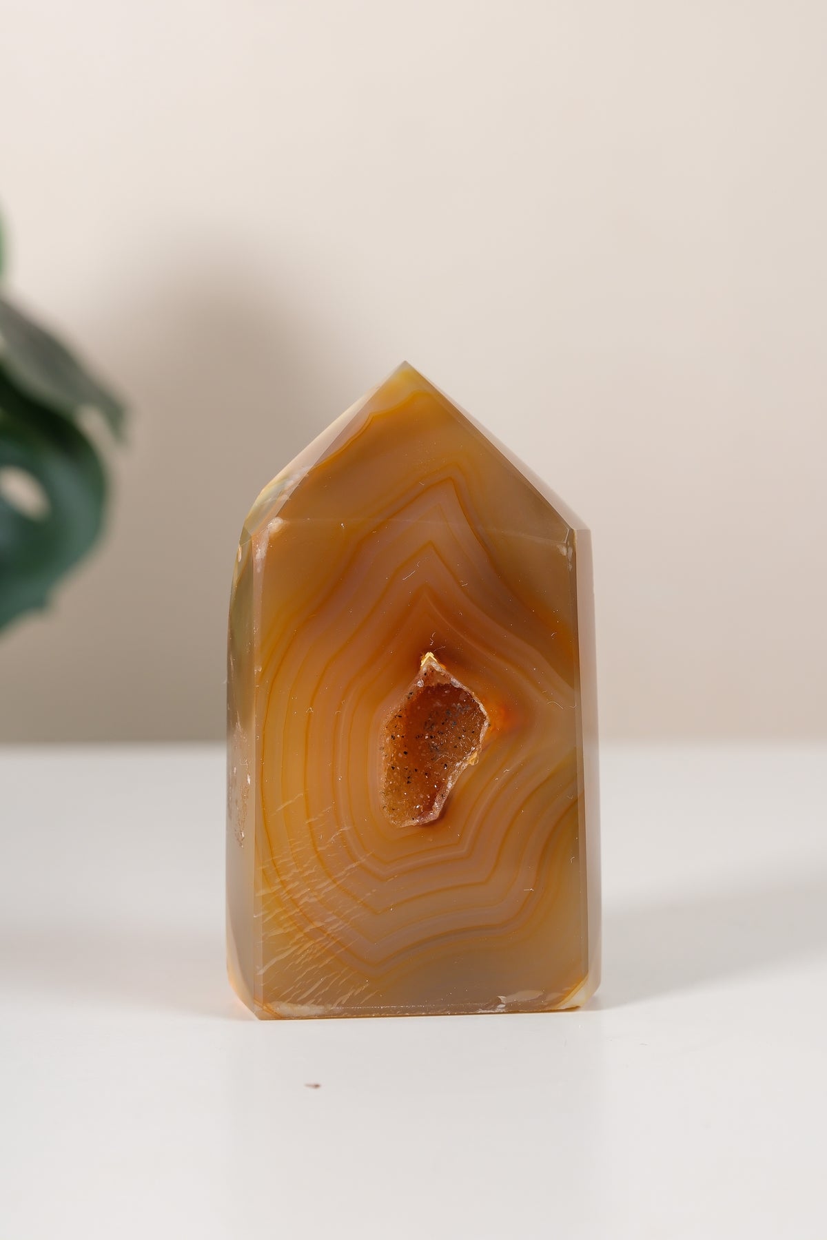 Druzy Agate Tower
