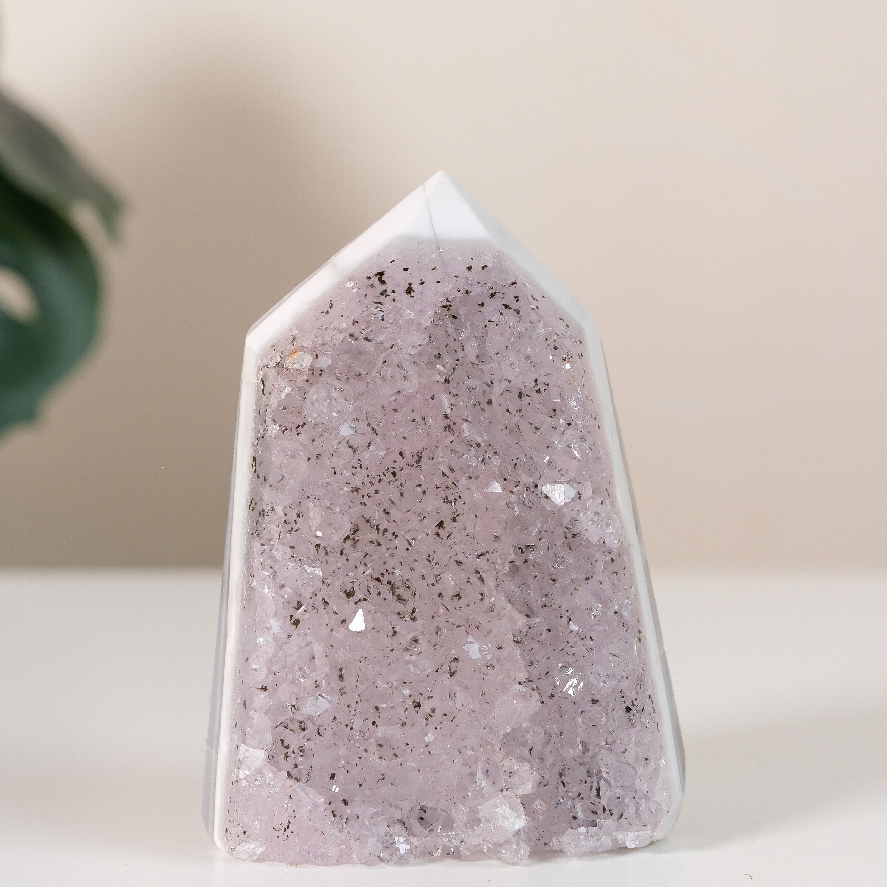Druzy Agate Tower