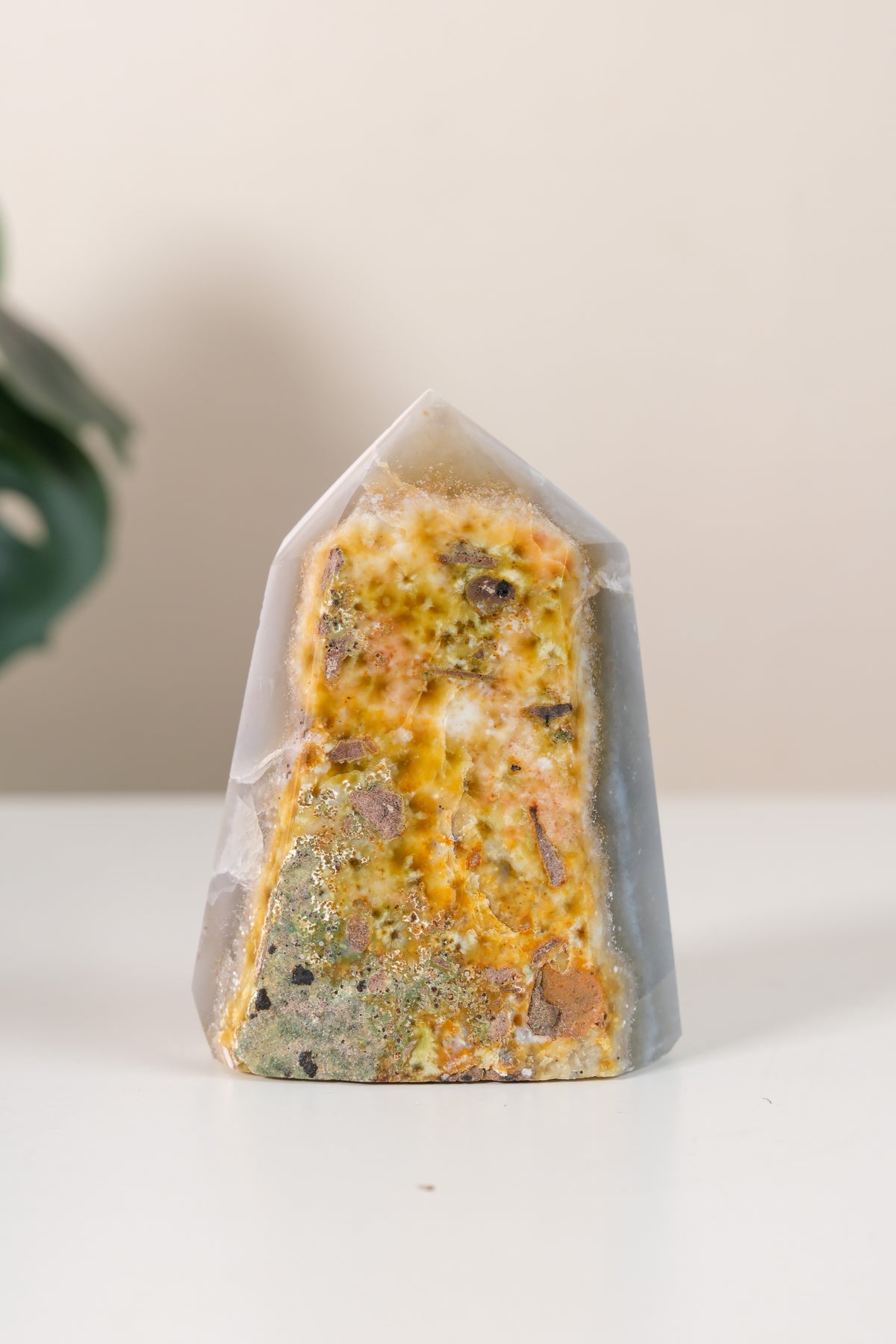 Druzy Agate Tower
