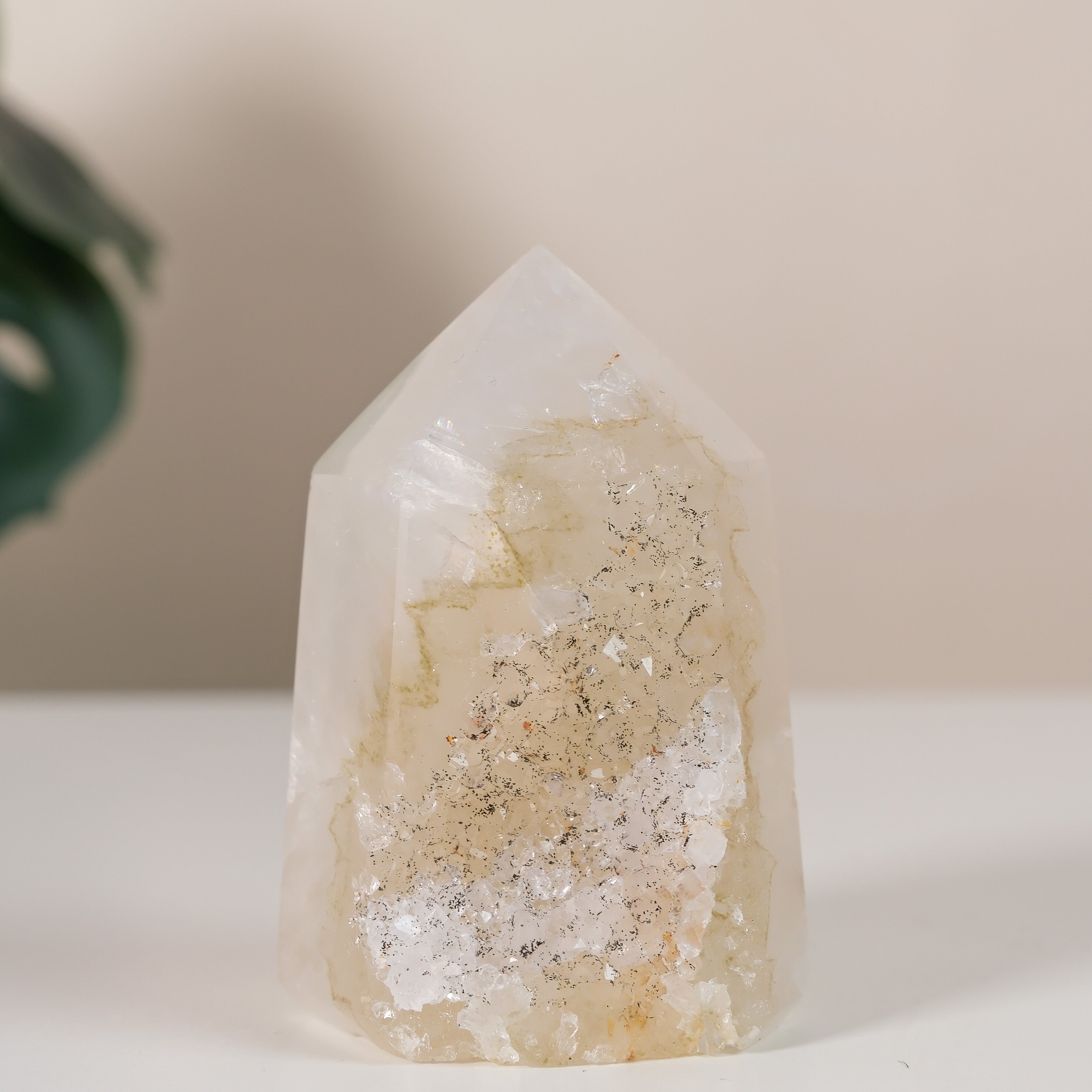 Druzy Agate Tower