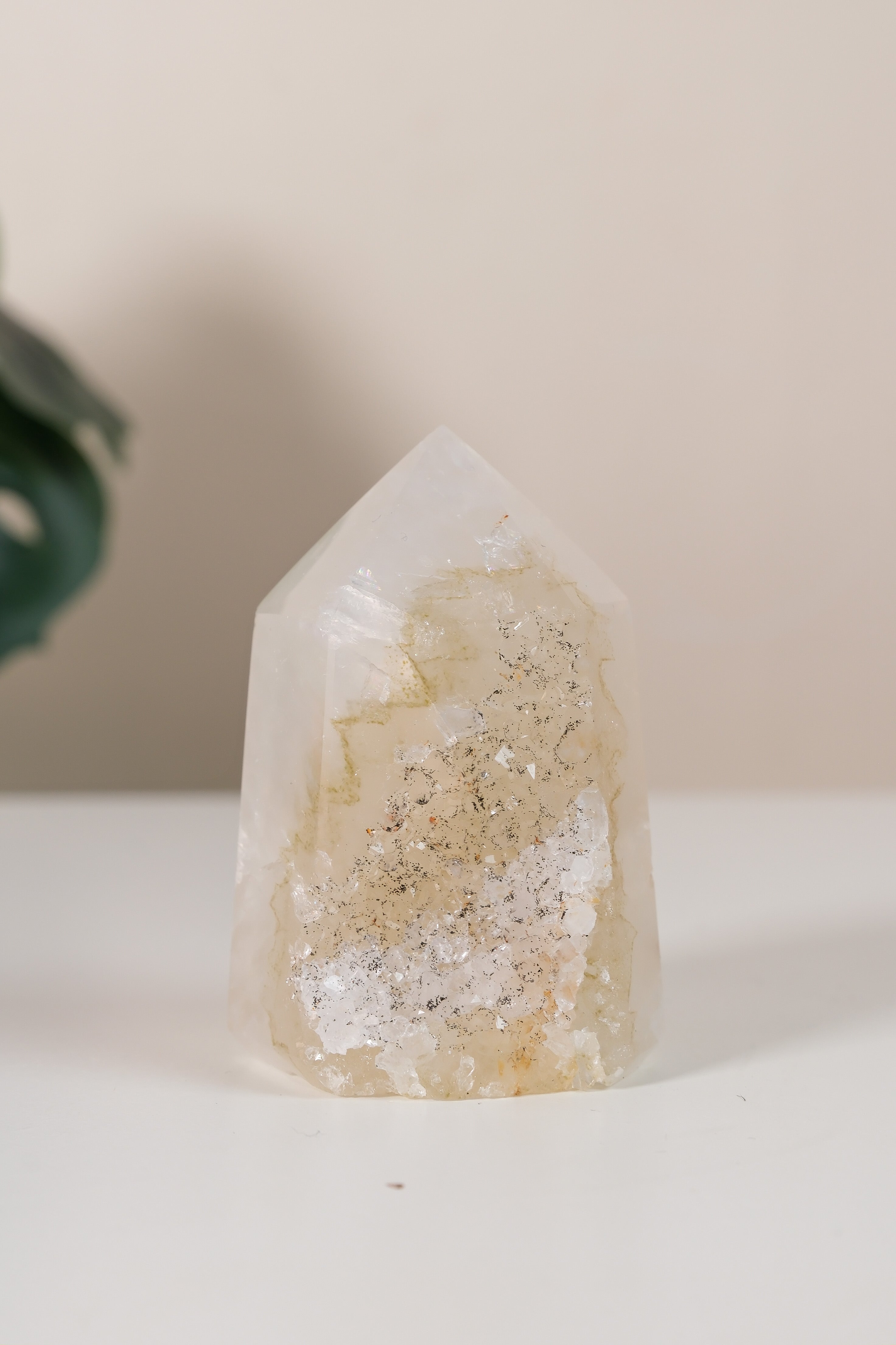 Druzy Agate Tower