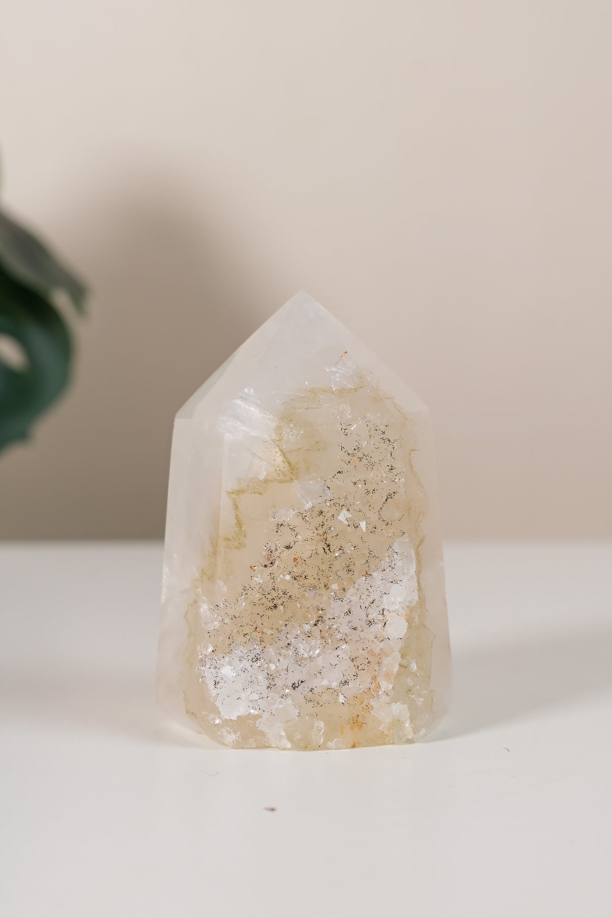 Druzy Agate Tower