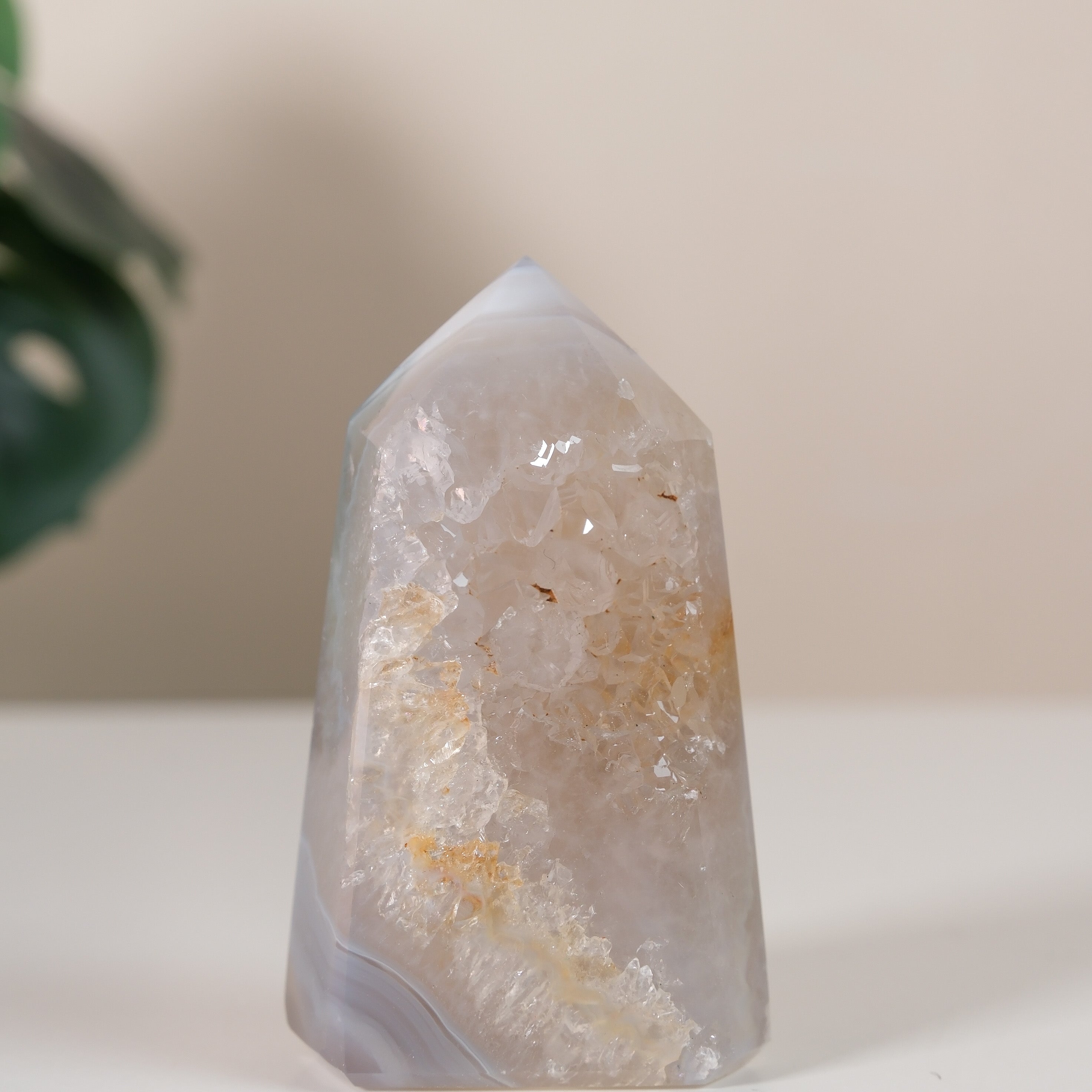 Druzy Agate Tower