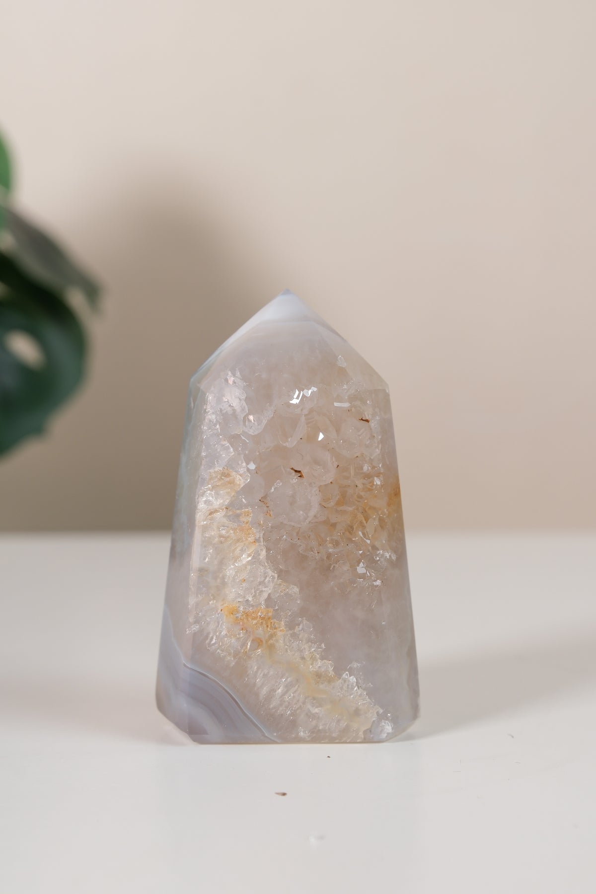 Druzy Agate Tower
