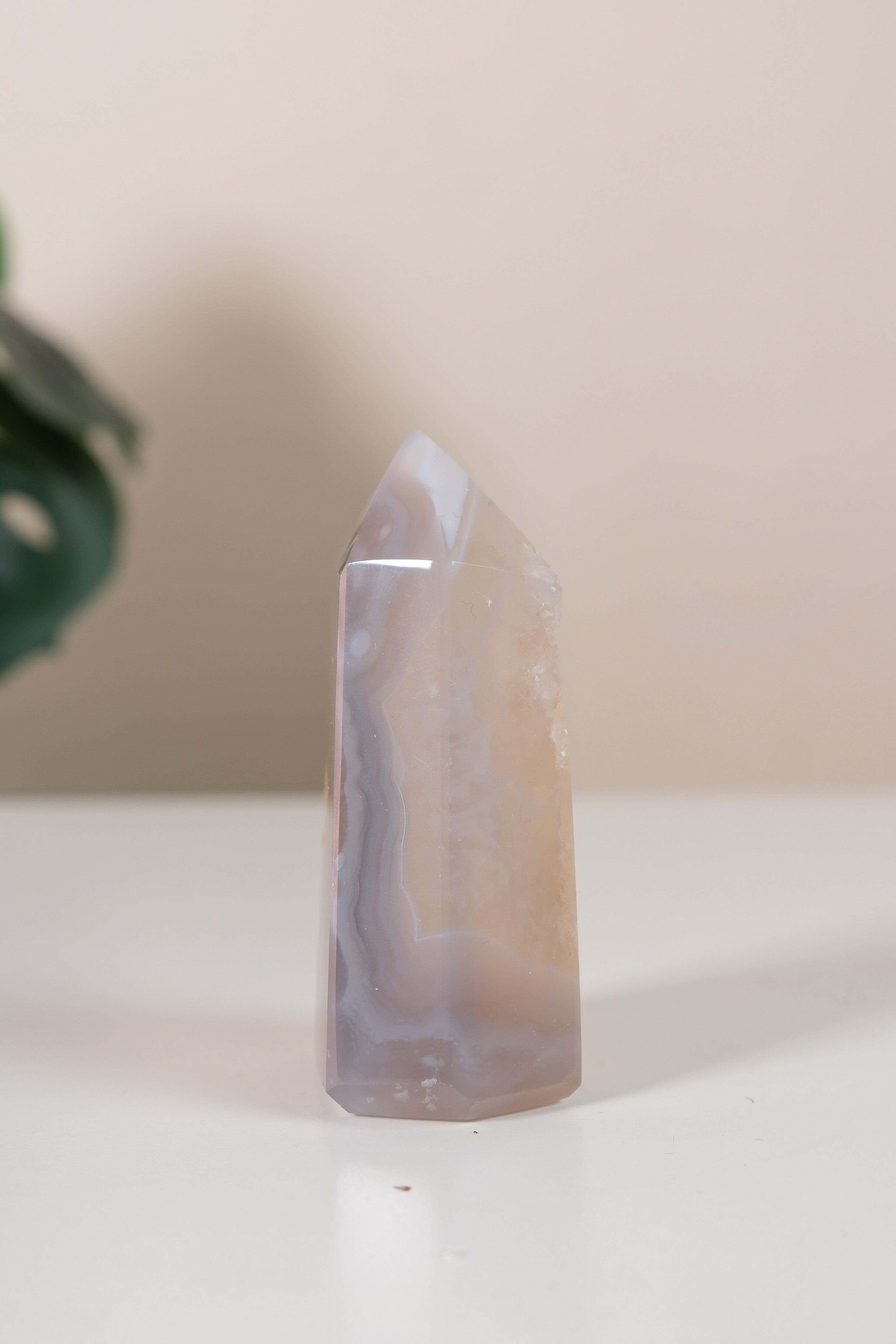 Druzy Agate Tower