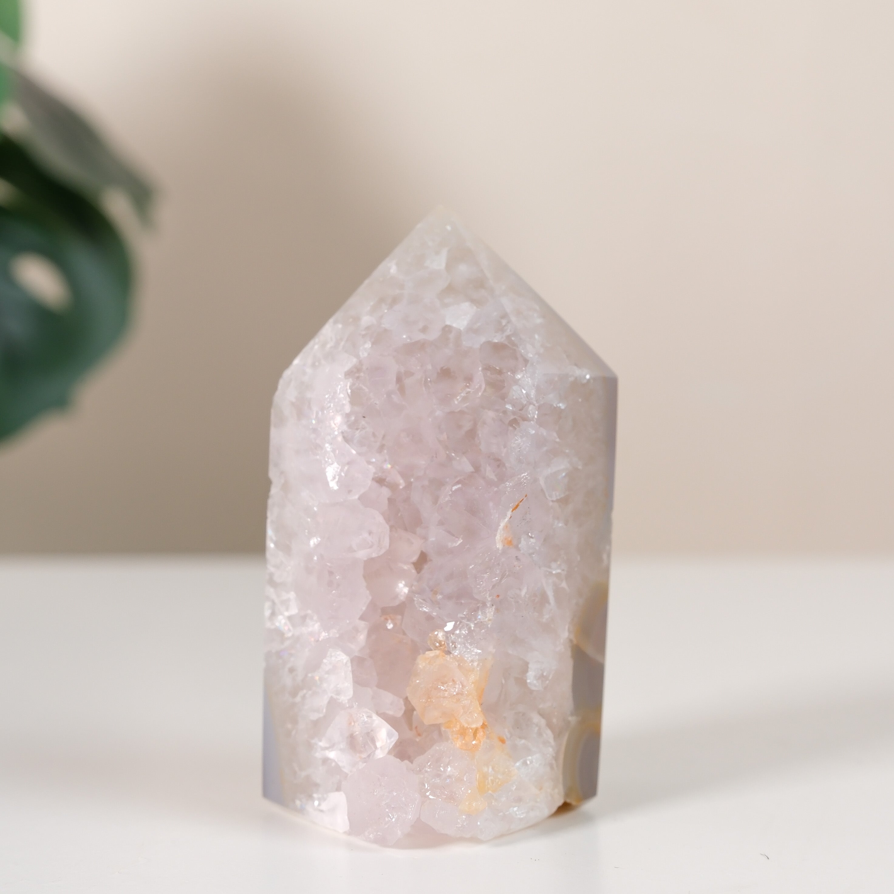 Druzy Agate Tower