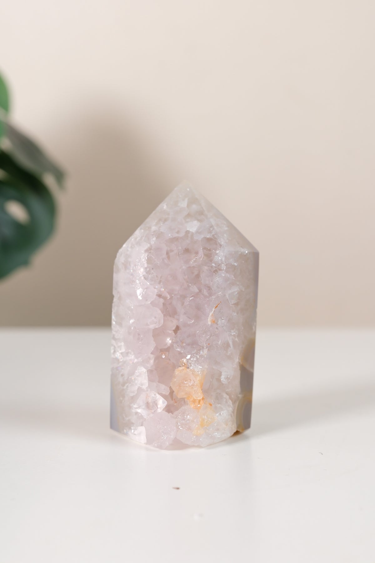 Druzy Agate Tower