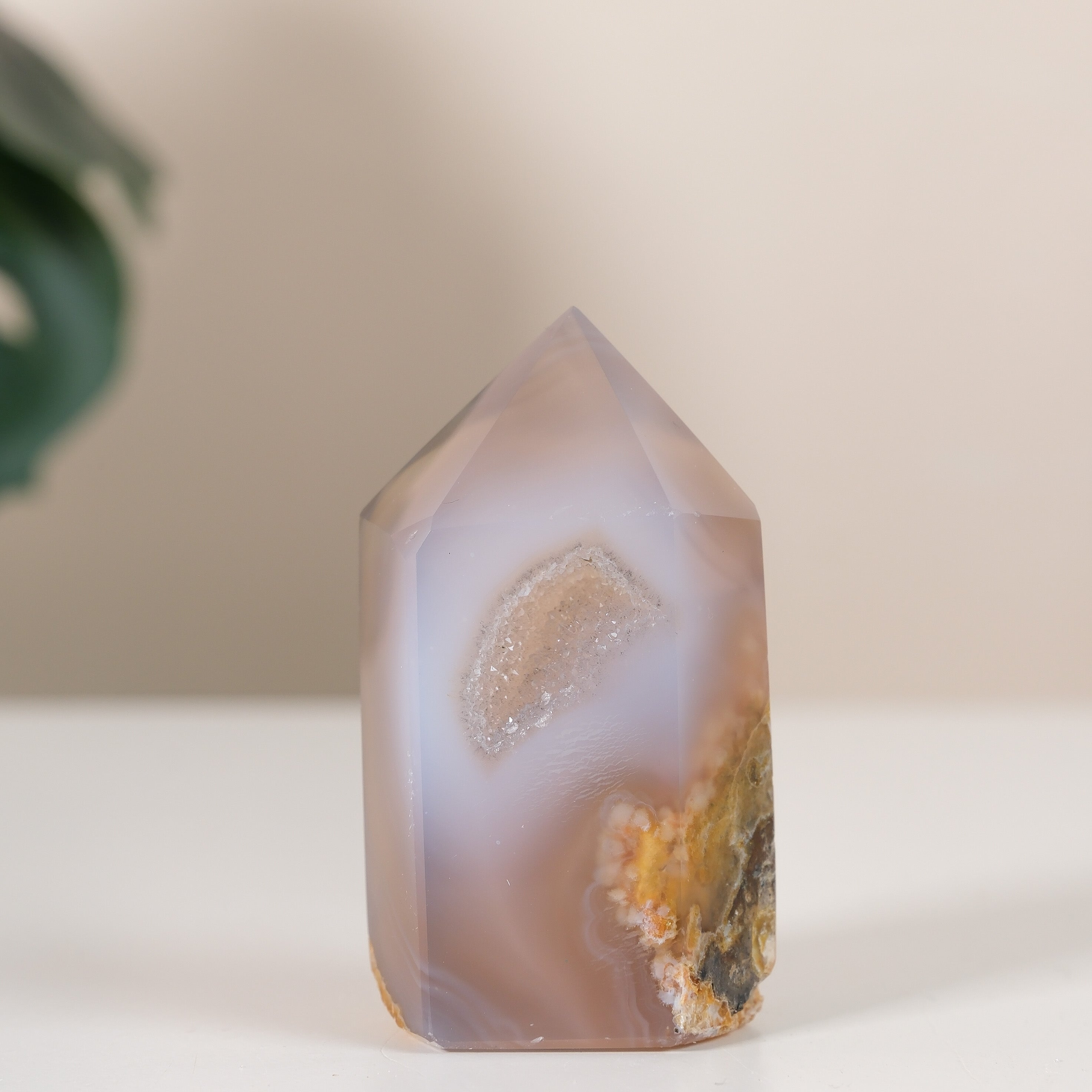 Druzy Agate Tower