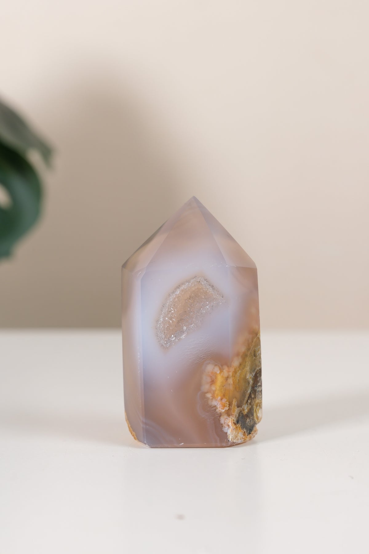 Druzy Agate Tower