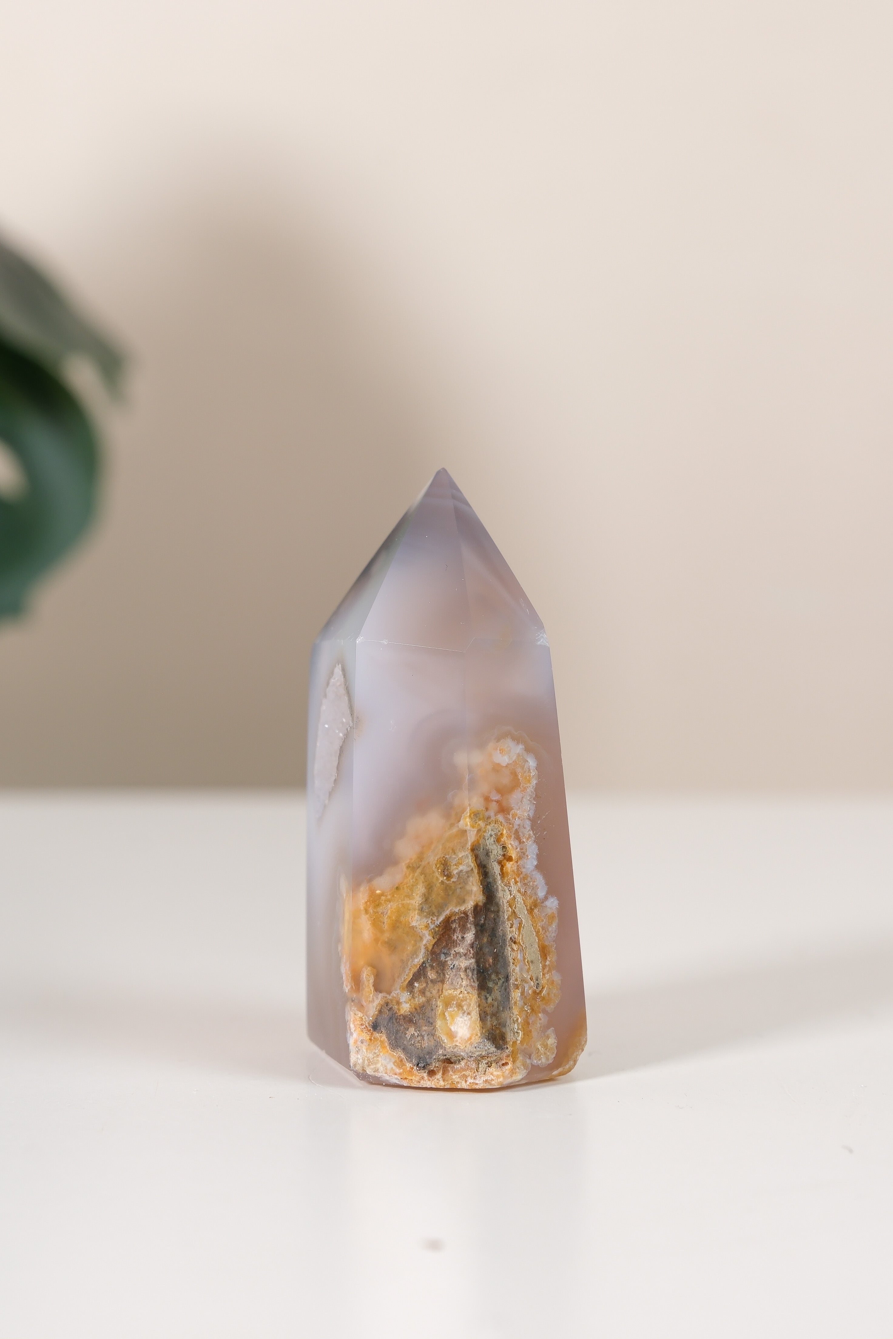 Druzy Agate Tower