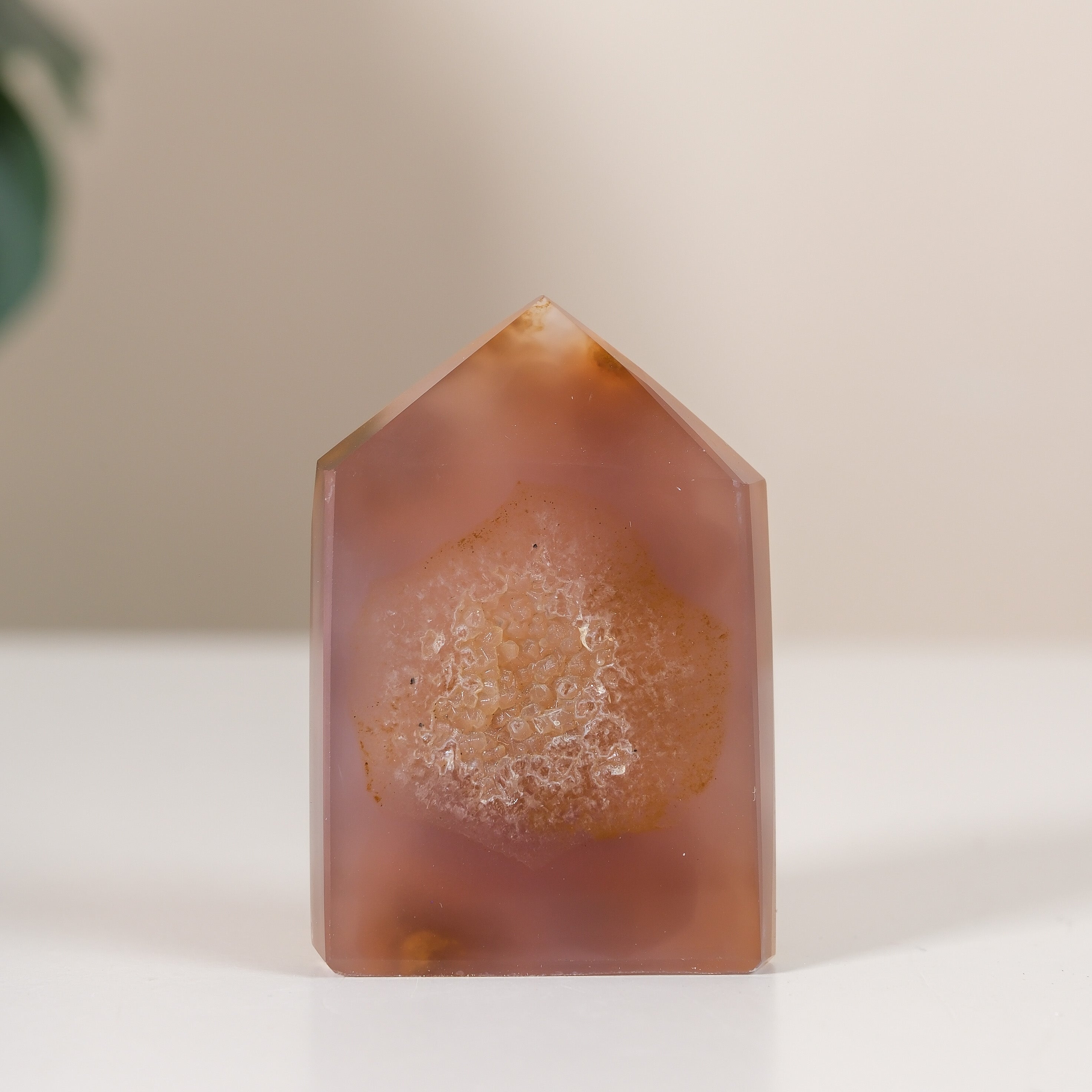 Druzy Agate Tower