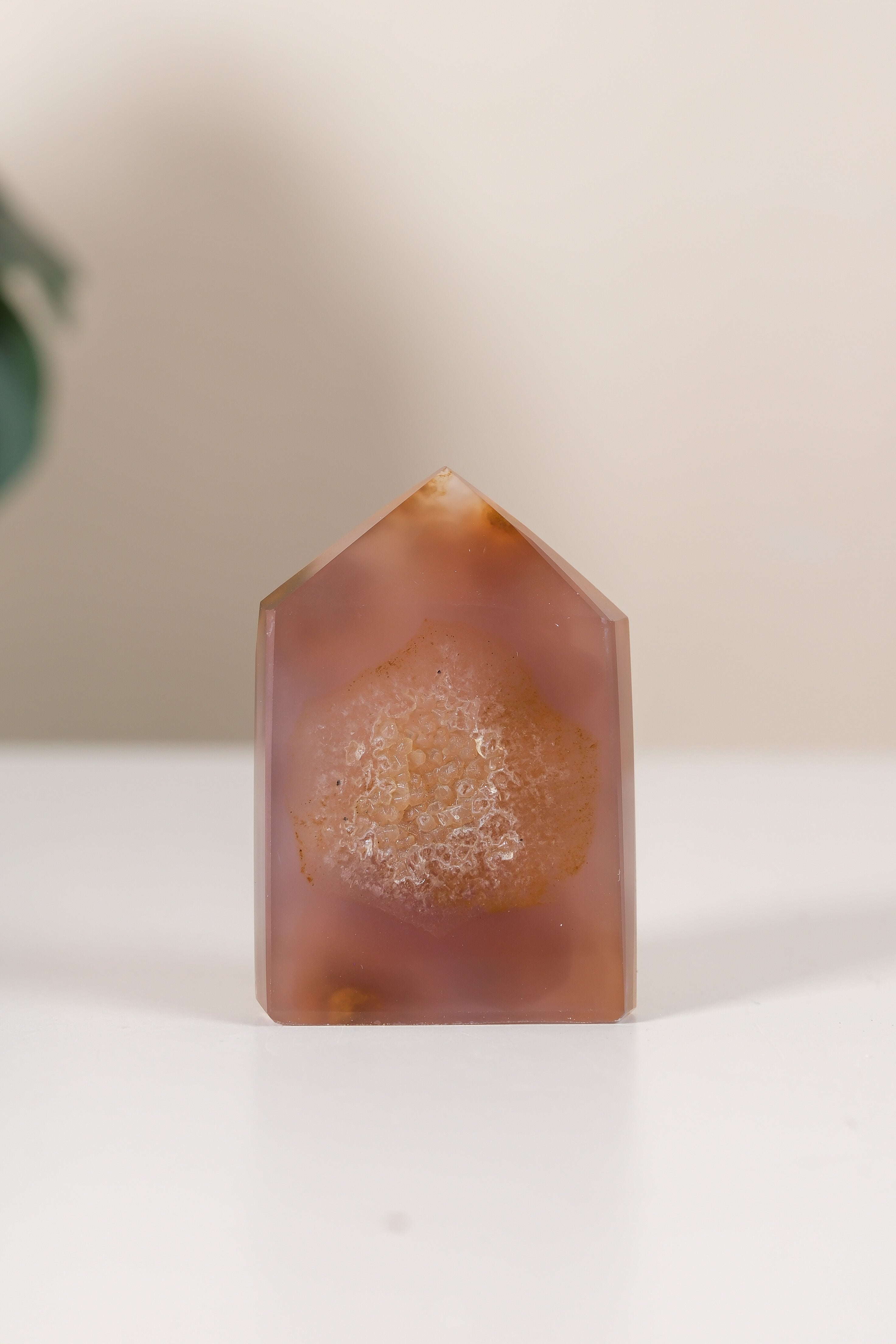 Druzy Agate Tower