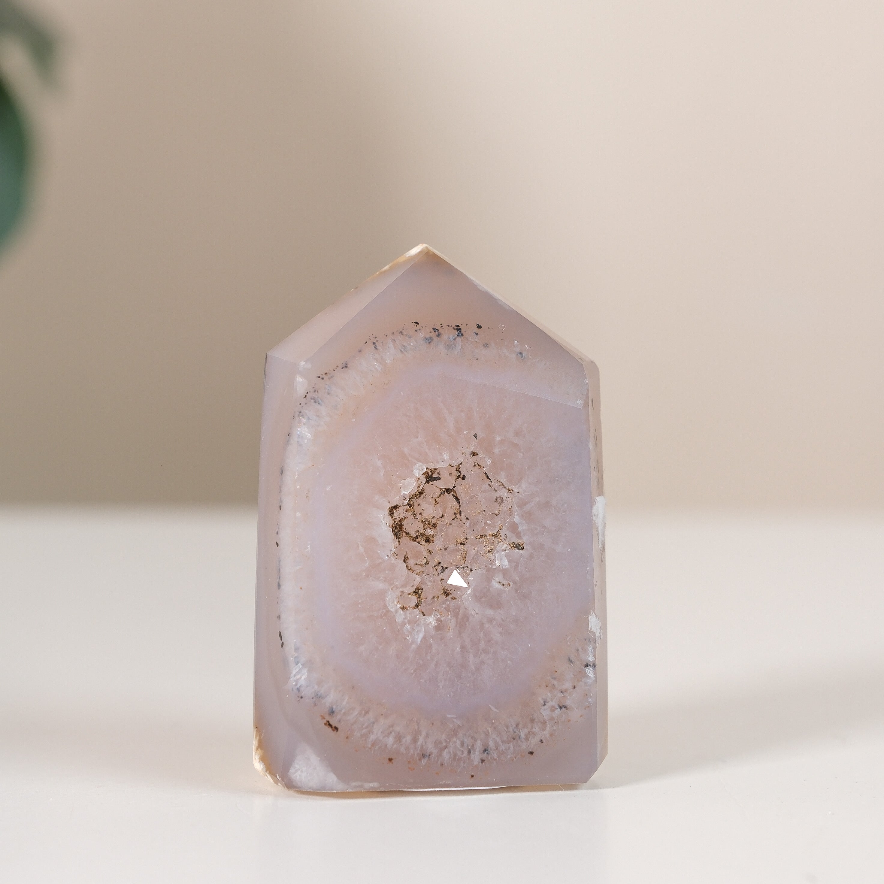 Druzy Agate Tower